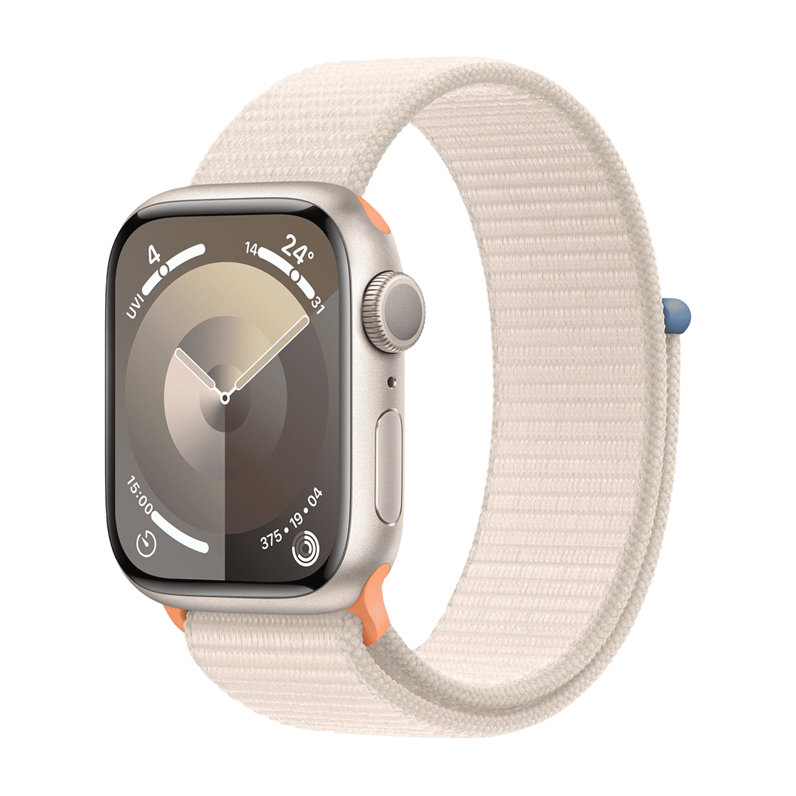 Apple Watch Series 9 GPS with Starlight Sport Loop - S/M (41mm Display, Starlight Aluminium Case) Apple Watch Series 9 GPS with Starlight Sport Loop - S/M (41mm Display, Starlight Aluminium Case)_1