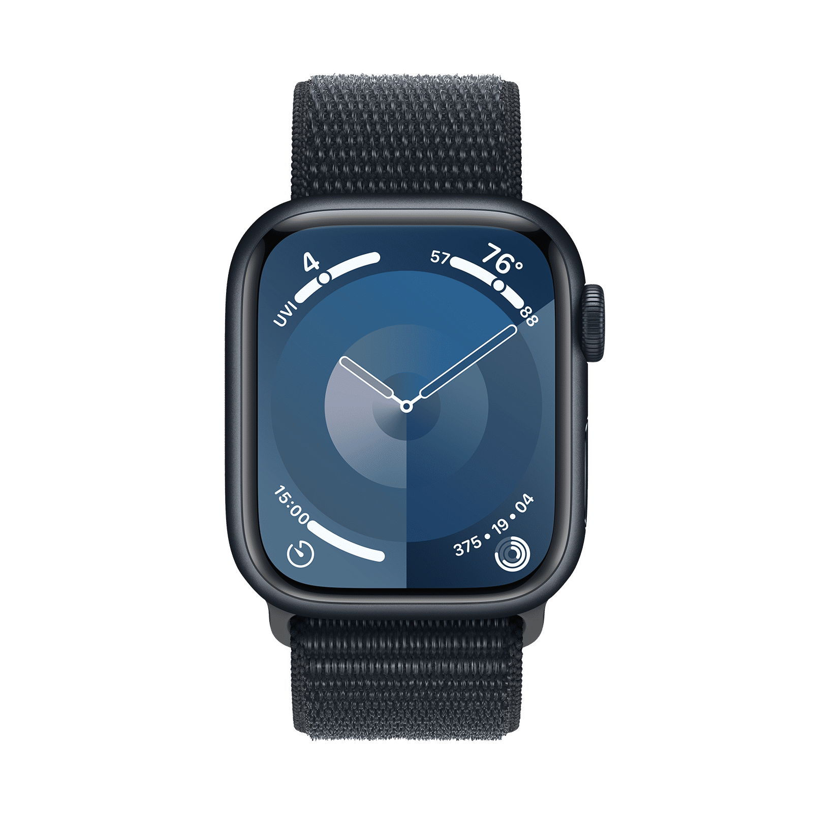 Apple Watch Series 9 GPS with Midnight Sport Loop - S/M (41mm Display, Midnight Aluminium Case) Apple Watch Series 9 GPS with Midnight Sport Loop - S/M (41mm Display, Midnight Aluminium Case)_2