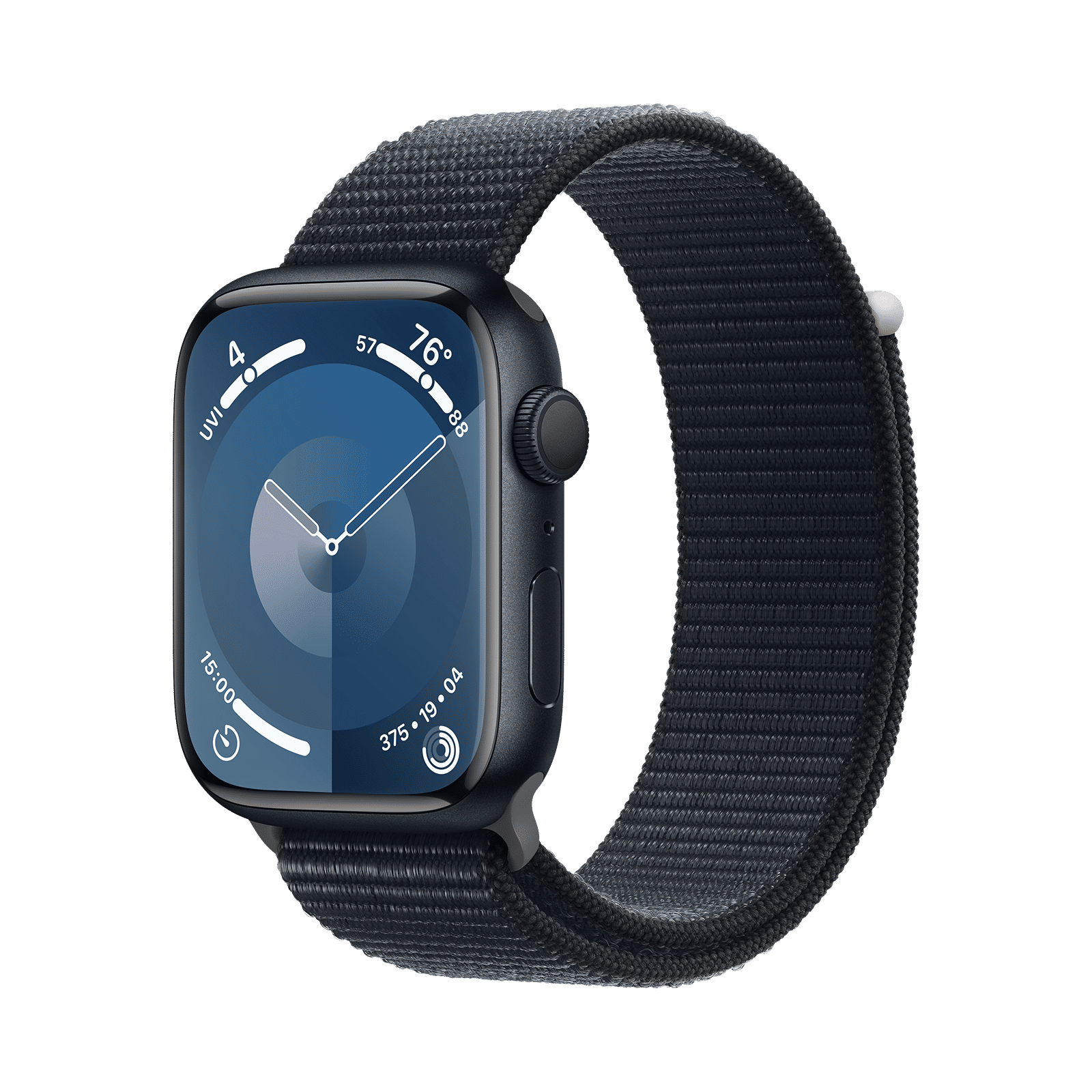 Apple Watch Series 9 GPS with Midnight Sport Loop - M/L (45mm Display, Midnight Aluminium Case) Apple Watch Series 9 GPS with Midnight Sport Loop - M/L (45mm Display, Midnight Aluminium Case)_1