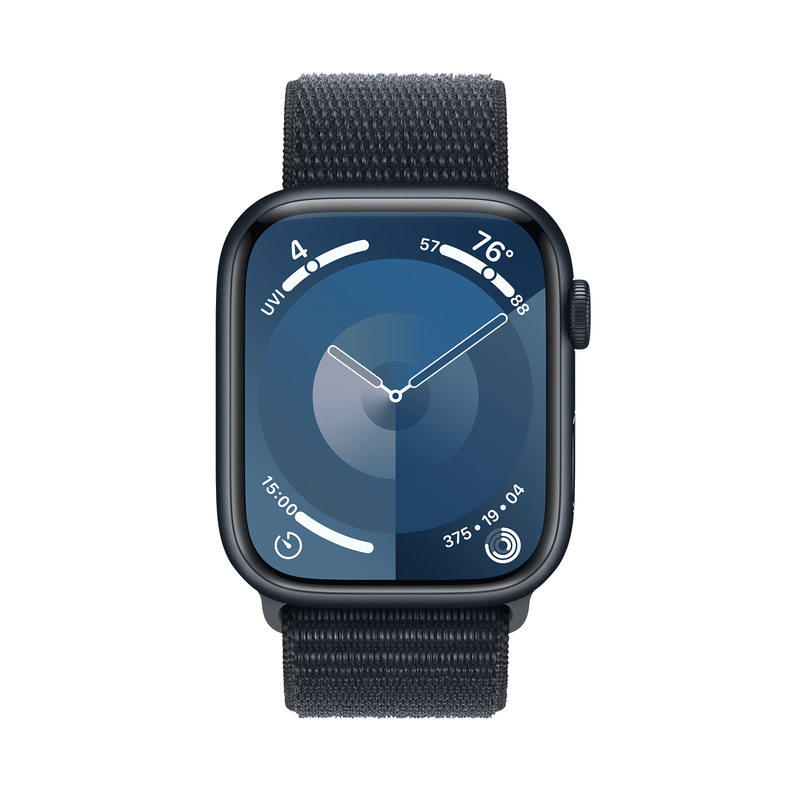 Apple Watch Series 9 GPS with Midnight Sport Loop - M/L (45mm Display, Midnight Aluminium Case) Apple Watch Series 9 GPS with Midnight Sport Loop - M/L (45mm Display, Midnight Aluminium Case)_2