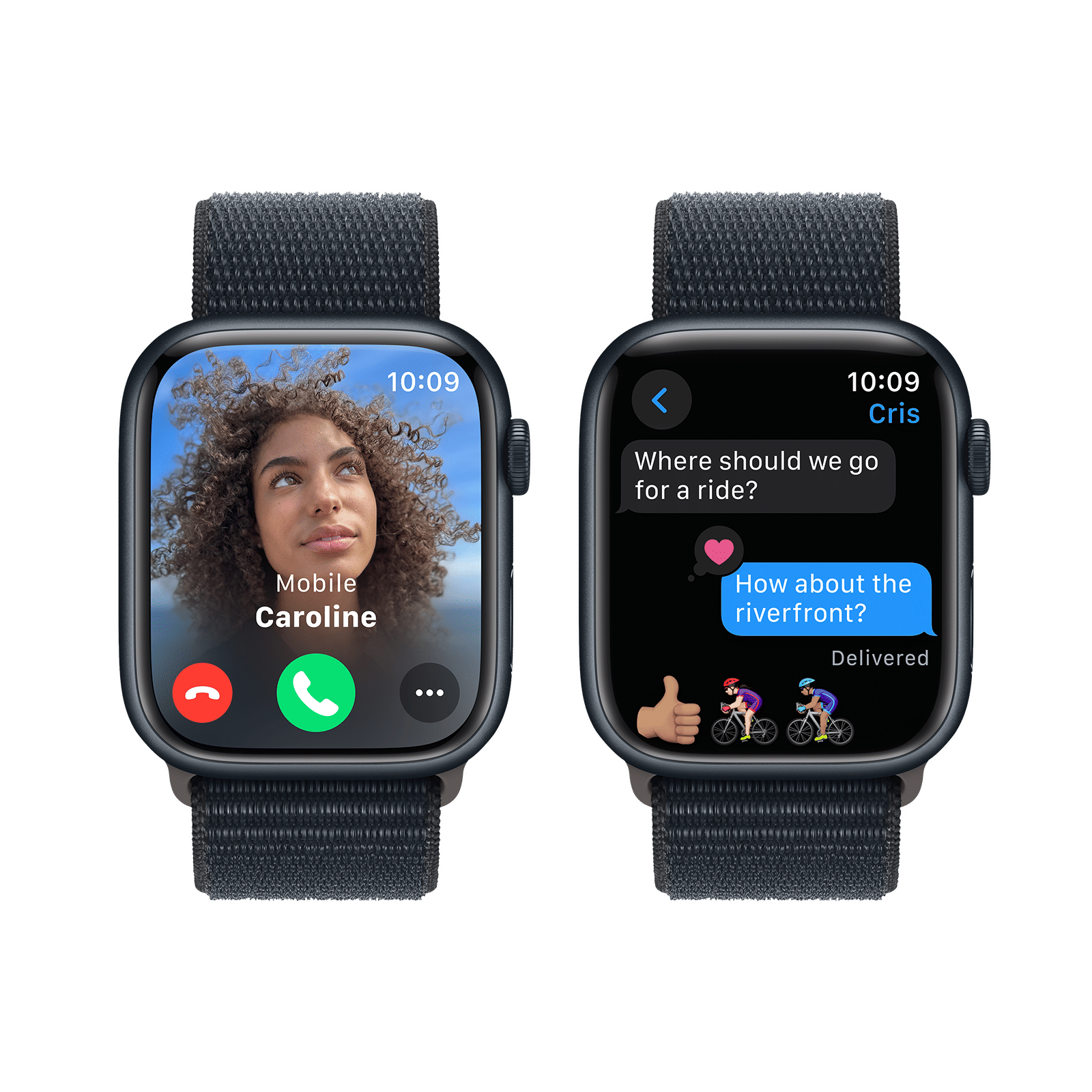 Apple Watch Series 9 GPS with Midnight Sport Loop - M/L (45mm Display, Midnight Aluminium Case) Apple Watch Series 9 GPS with Midnight Sport Loop - M/L (45mm Display, Midnight Aluminium Case)_6