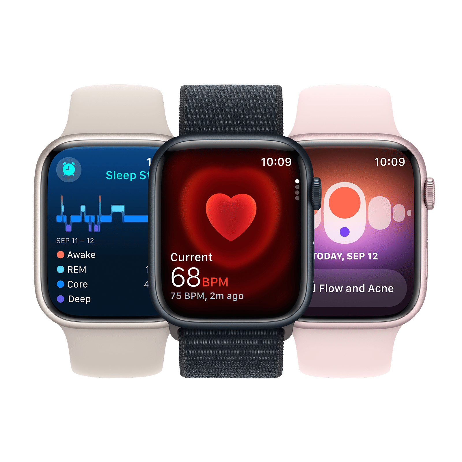 Apple Watch Series 9 GPS+Cellular with Light Pink Sport Band - M/L (41mm Display, Pink Aluminium Case) Apple Watch Series 9 GPS+Cellular with Light Pink Sport Band - M/L (41mm Display, Pink Aluminium Case)_7