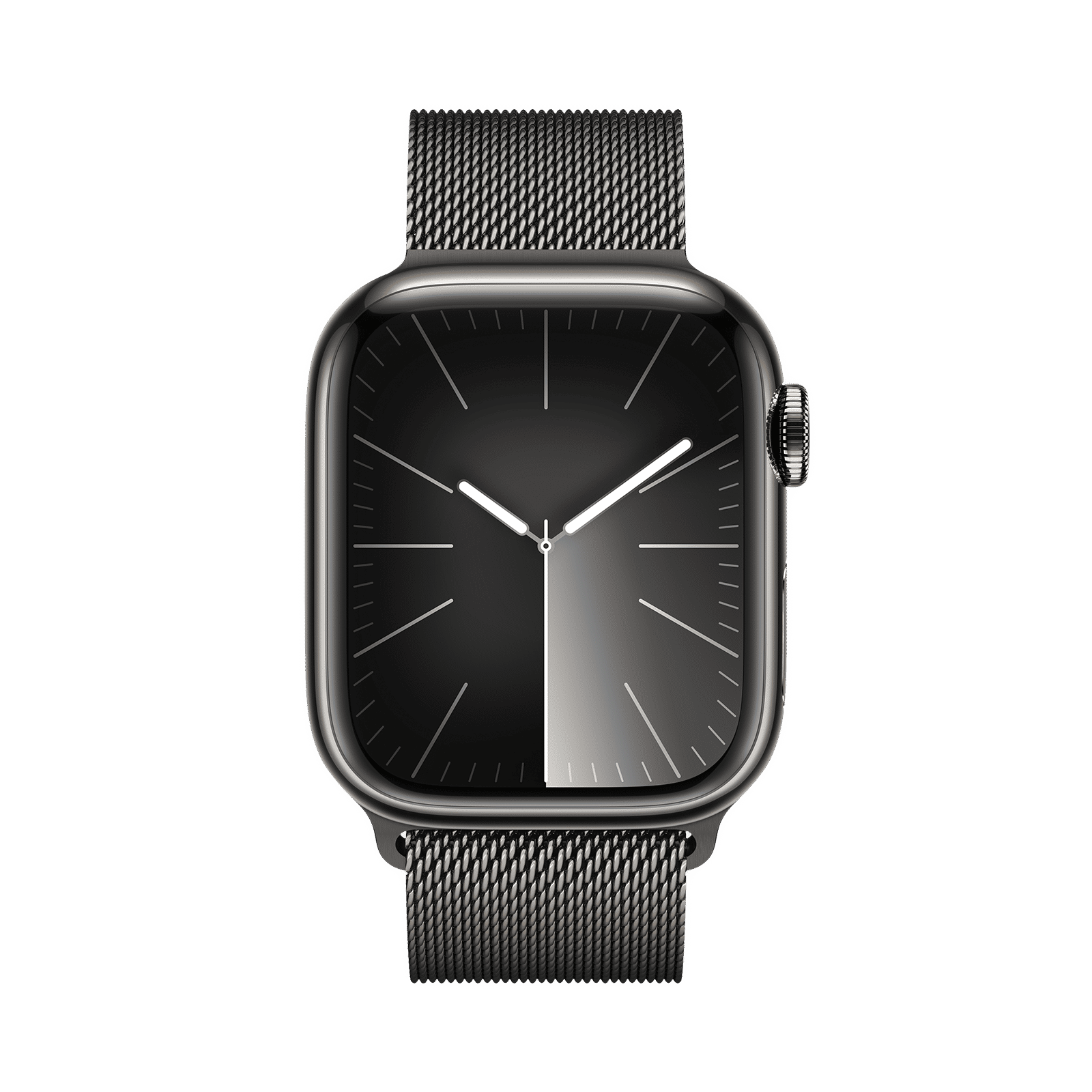 Apple Watch Series 9 GPS+Cellular with Graphite Milanese Loop - S/M (41mm Display, Graphite Stainless Steel Case) Apple Watch Series 9 GPS+Cellular with Graphite Milanese Loop - S/M (41mm Display, Graphite Stainless Steel Case)_2
