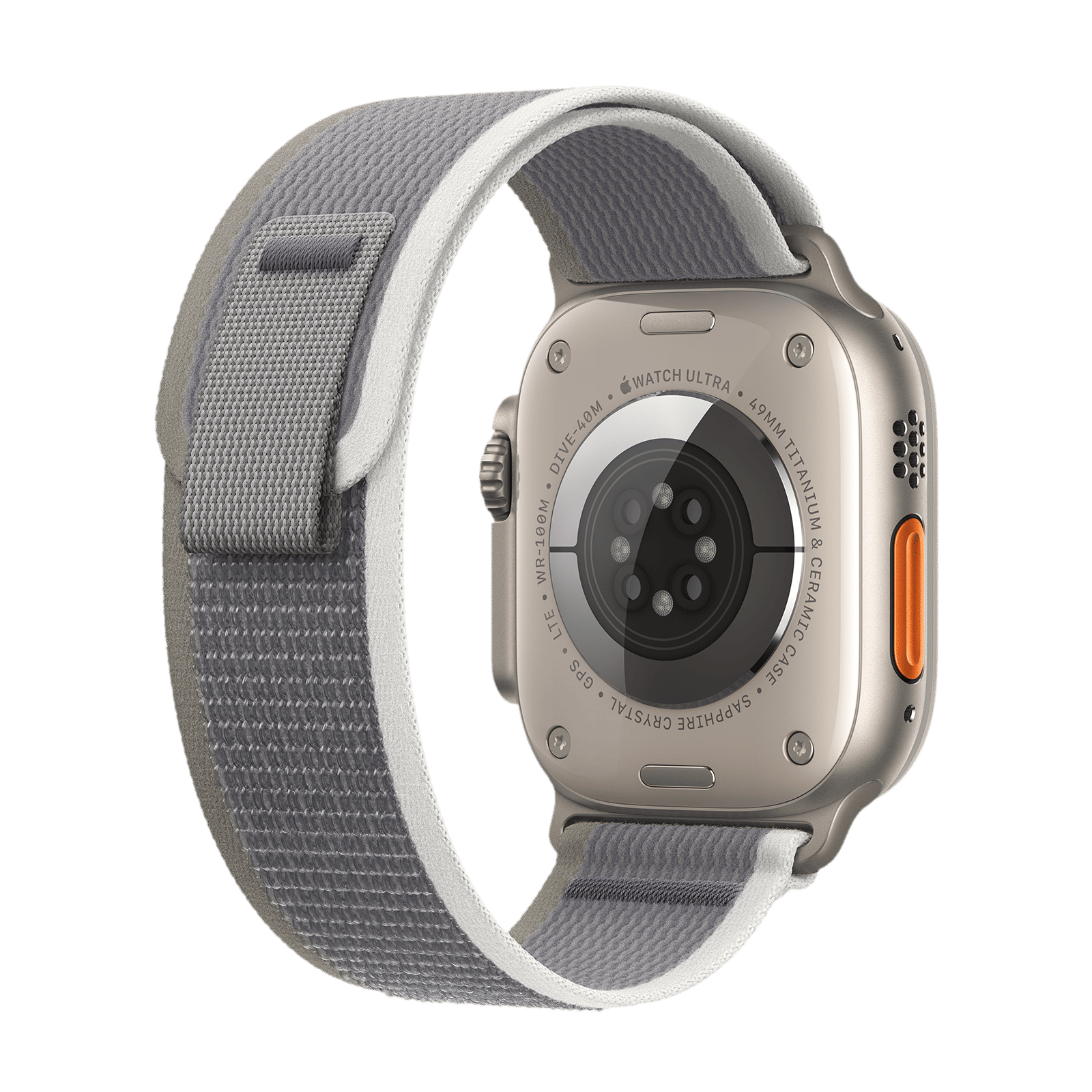 Apple Watch Ultra 2 GPS+Cellular with Green/Grey Trail Loop - M/L (49mm Display, Titanium Case) Apple Watch Ultra 2 GPS+Cellular with Green/Grey Trail Loop - M/L (49mm Display, Titanium Case)_3
