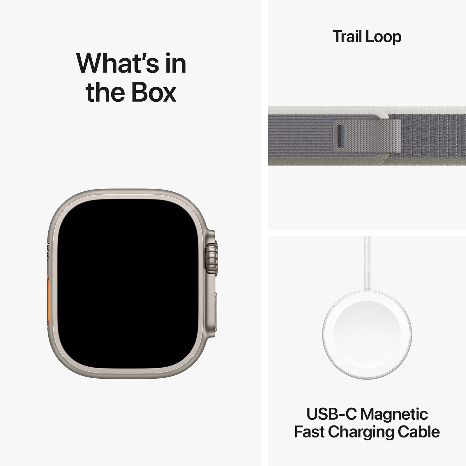 Apple Watch Ultra 2 GPS+Cellular with Green/Grey Trail Loop - M/L (49mm Display, Titanium Case) Apple Watch Ultra 2 GPS+Cellular with Green/Grey Trail Loop - M/L (49mm Display, Titanium Case)_9