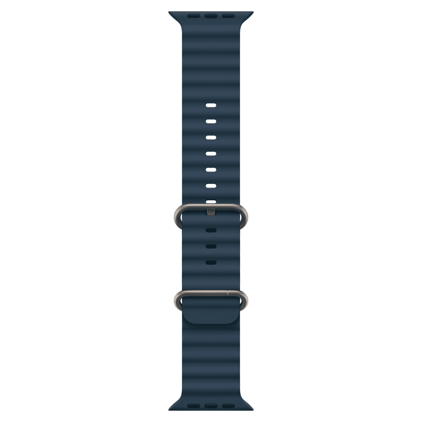 Apple Fluoroelastomer Ocean Band for Apple Watch (44mm / 45mm / 49mm) (Corrosion Resistant Buckle, Blue) Apple Fluoroelastomer Ocean Band for Apple Watch (44mm / 45mm / 49mm) (Corrosion Resistant Buckle, Blue)_1