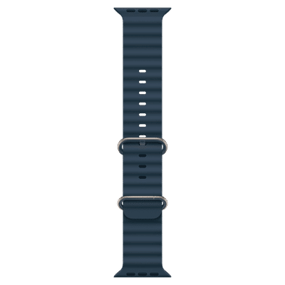 Apple Fluoroelastomer Ocean Band for Apple Watch (44mm / 45mm / 49mm) (Corrosion Resistant Buckle, Blue)