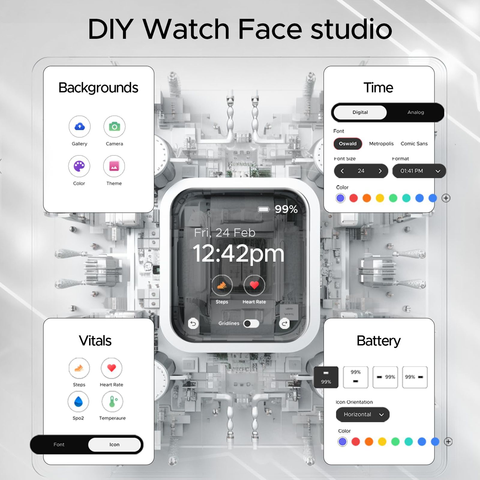 boAt Ultima Call Smartwatch with Bluetooth Calling (46.4mm HD Display, IP68 Sweat Resistant, Cherry Blossom Strap) boAt Ultima Call Smartwatch with Bluetooth Calling (46.4mm HD Display, IP68 Sweat Resistant, Cherry Blossom Strap)_10
