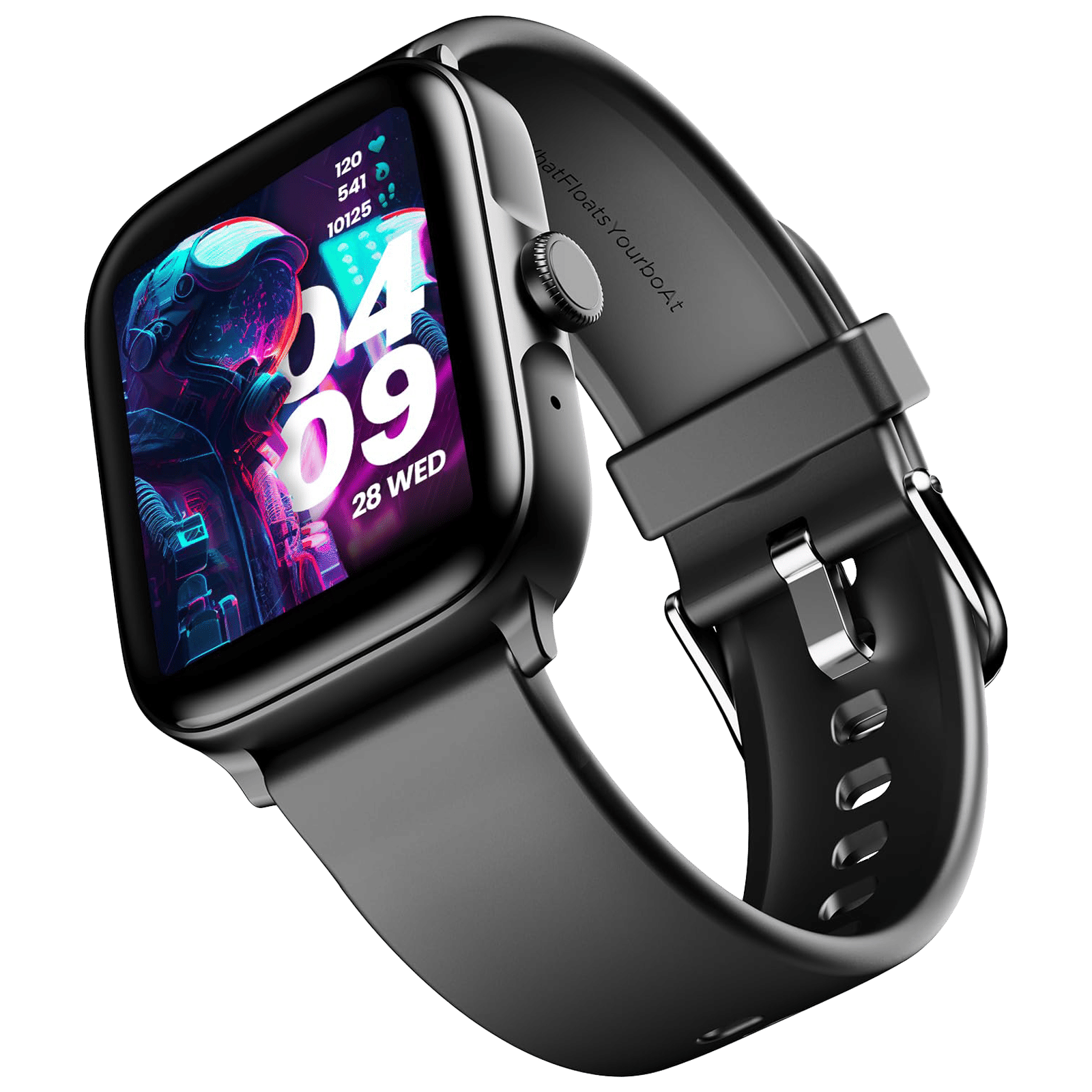 boAt Ultima Call Smartwatch with Bluetooth Calling (46.4mm HD Display, IP68 Sweat Resistant, Active Black Strap)_1