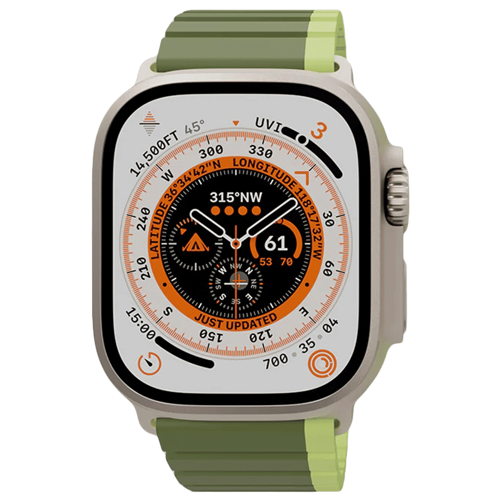 GRIPP Dual Reverser Silicon Magnetic Strap for Apple Watch Ultra 2, WatchUltra, Watch Series SE, 4, 5, 6, 7, 8, 9 & 10 (44mm / 45mm / 46mm / 49mm) (Lightweight, Military Parrot Green) GRIPP Dual Reverser Silicon Magnetic Strap for Apple Watch Ultra 2, WatchUltra, Watch Series SE, 4, 5, 6, 7, 8, 9 & 10 (44mm / 45mm / 46mm / 49mm) (Lightweight, Military Parrot Green)_8