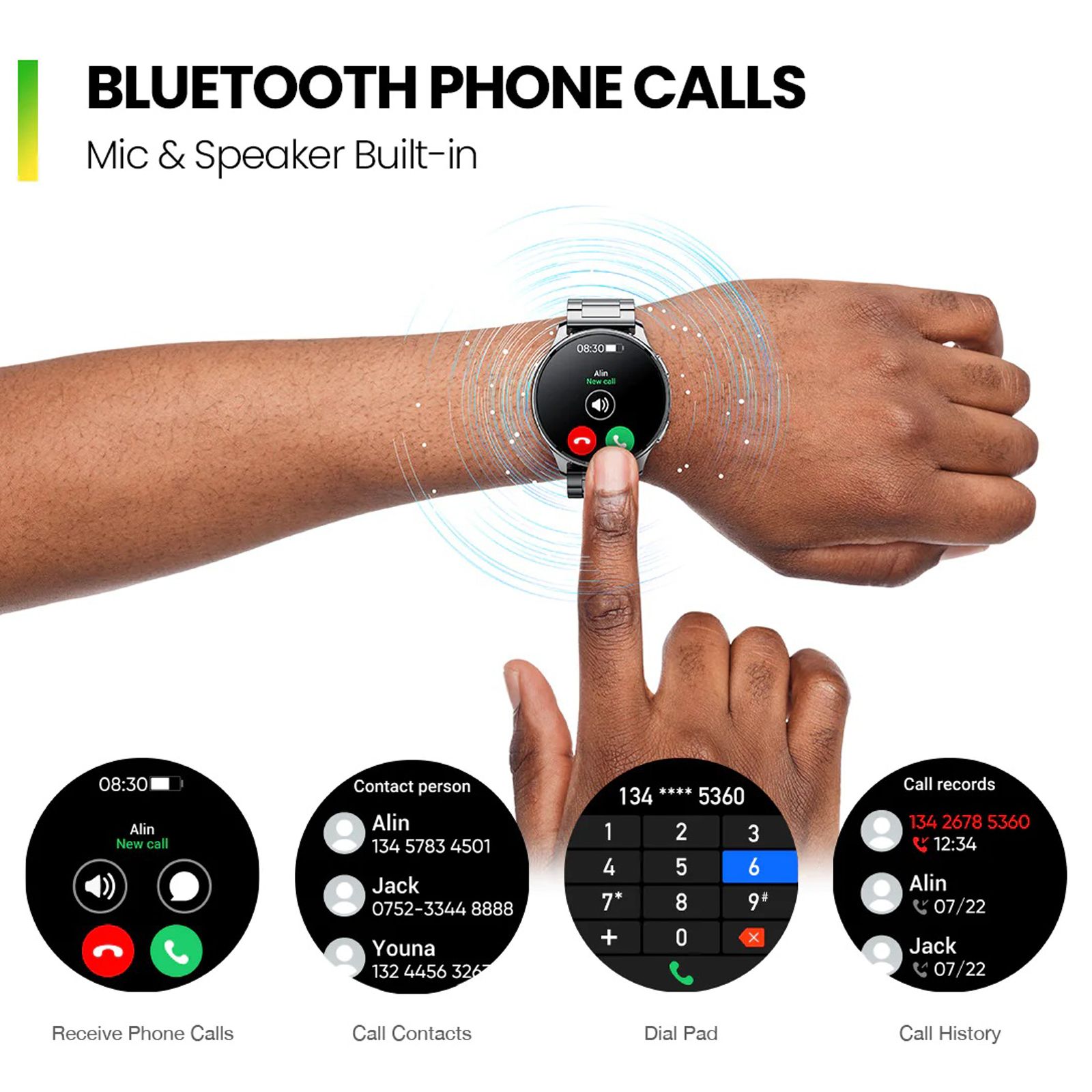 amazfit Pop 3R Smartwatch with Bluetooth Calling (36.32mm AMOLED Display, IP68 Water Resistant, Metallic Silver Strap) amazfit Pop 3R Smartwatch with Bluetooth Calling (36.32mm AMOLED Display, IP68 Water Resistant, Metallic Silver Strap)_5