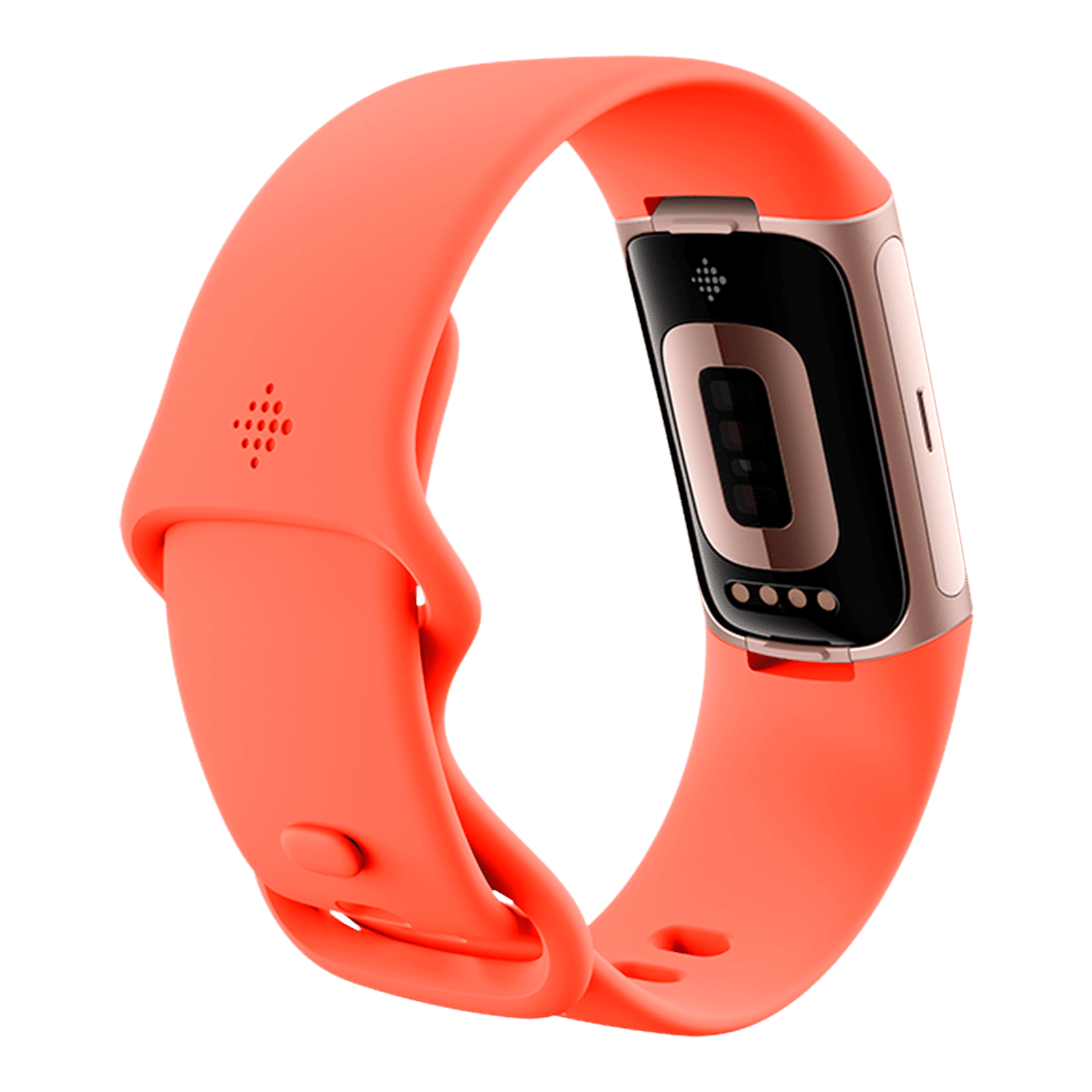 fitbit Charge 6 Fitness Tracker with Stress Management (1.03 Inch, 5ATM Water Resistance, Coral & Champagne Gold Aluminium Strap) fitbit Charge 6 Fitness Tracker with Stress Management (1.03 Inch, 5ATM Water Resistance, Coral & Champagne Gold Aluminium Strap)_5