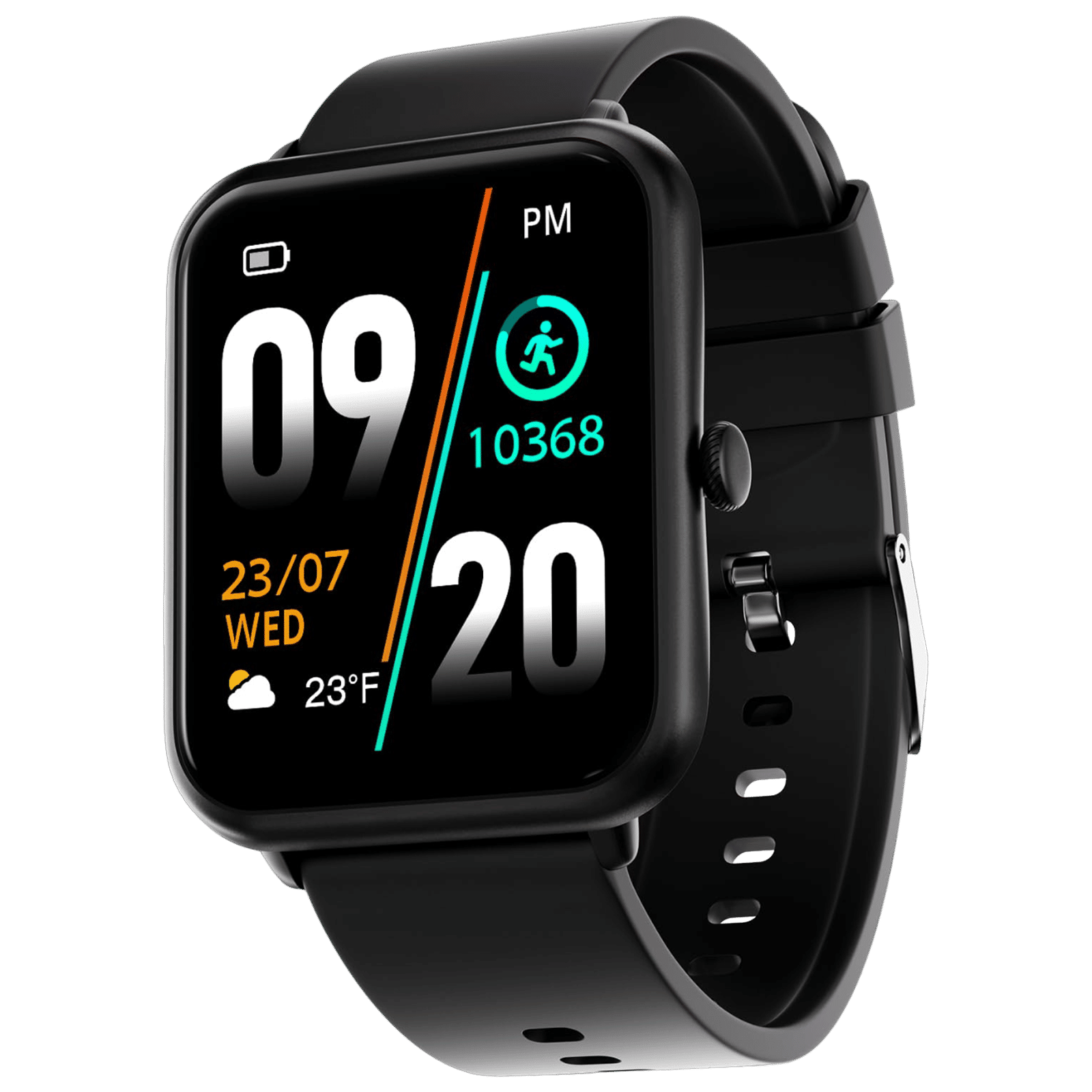 FIRE-BOLTT Ninja Call Pro Smartwatch with Bluetooth Calling (43mm HD Display, IP67 Water Resistant, Black Strap)_1