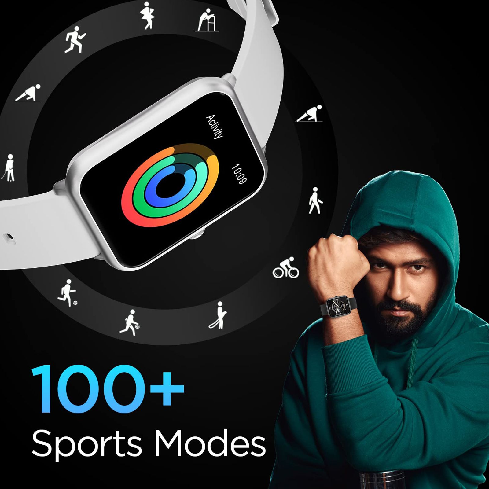 FIRE-BOLTT Ninja Call Pro Smartwatch with Bluetooth Calling (43mm HD Display, IP67 Water Resistant, Grey Strap)_5