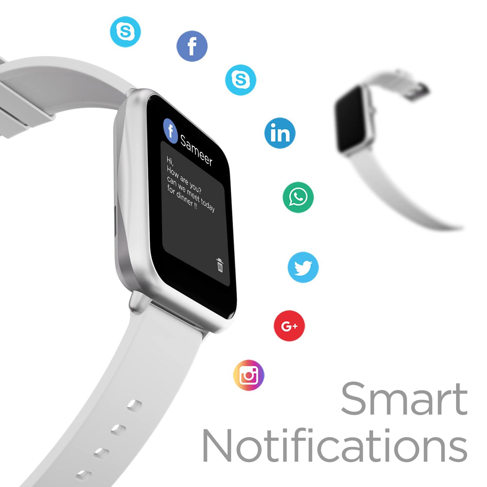 FIRE-BOLTT Ninja Call Pro Smartwatch with Bluetooth Calling (43mm HD Display, IP67 Water Resistant, Grey Strap)_7