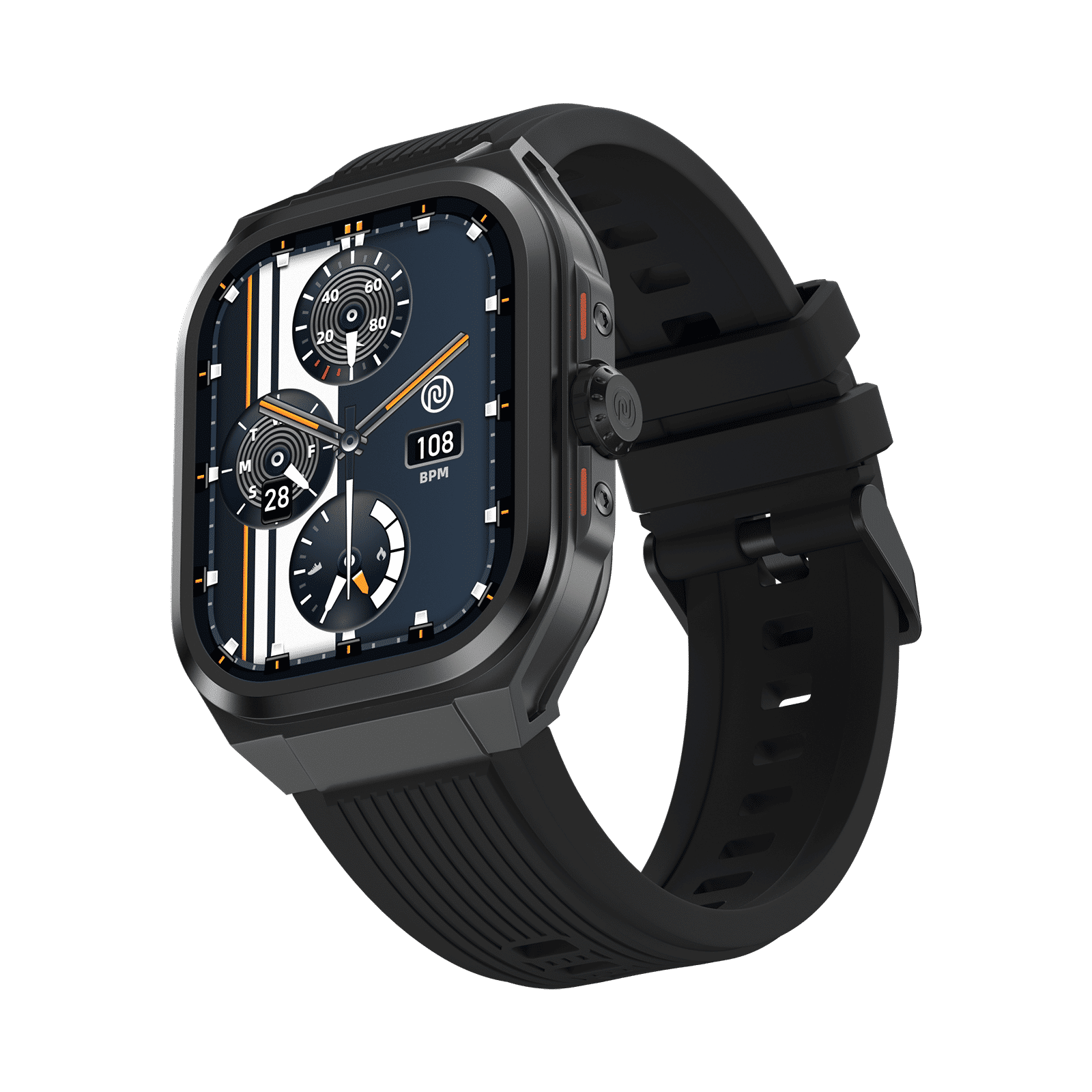 noise ColorFit Thrill Smartwatch with Bluetooth Calling (50.8mm, 1.5ATM Water Resistant, Jet Black Strap)_8