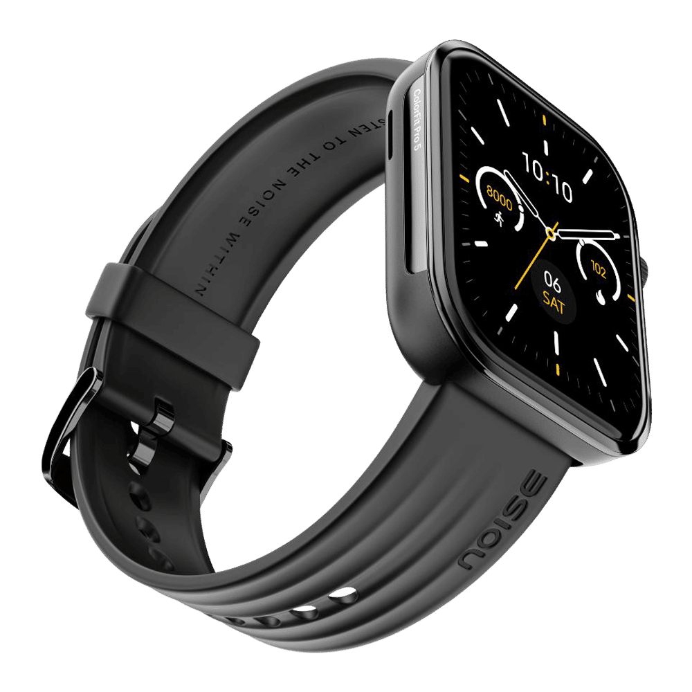 noise ColorFit Pro 5 Smartwatch with Bluetooth Calling (46.99mm AMOLED Display, IP68 Water Resistant, Midnight Black Strap)_6