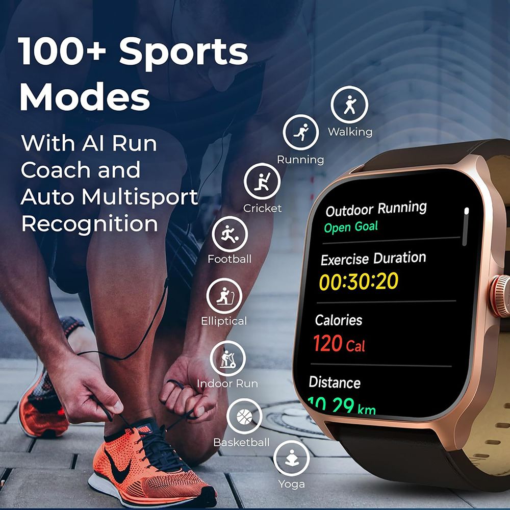 TITAN Zeal Smartwatch with Bluetooth Calling (46.99mm AMOLED Display, IP68 Water Resistant, Black Strap)_6