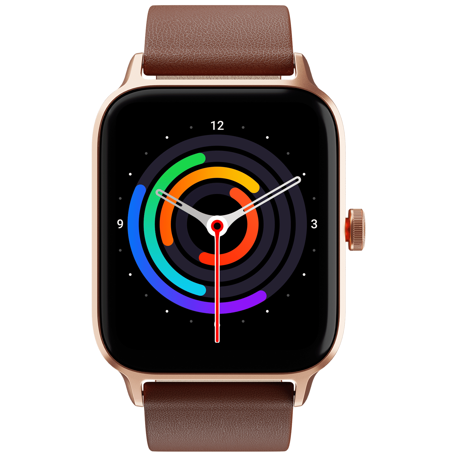 TITAN Traveller Smartwatch with Bluetooth Calling (45.2mm AMOLED Display, IP68 Water Resistant, Brown Strap) TITAN Traveller Smartwatch with Bluetooth Calling (45.2mm AMOLED Display, IP68 Water Resistant, Brown Strap)_1