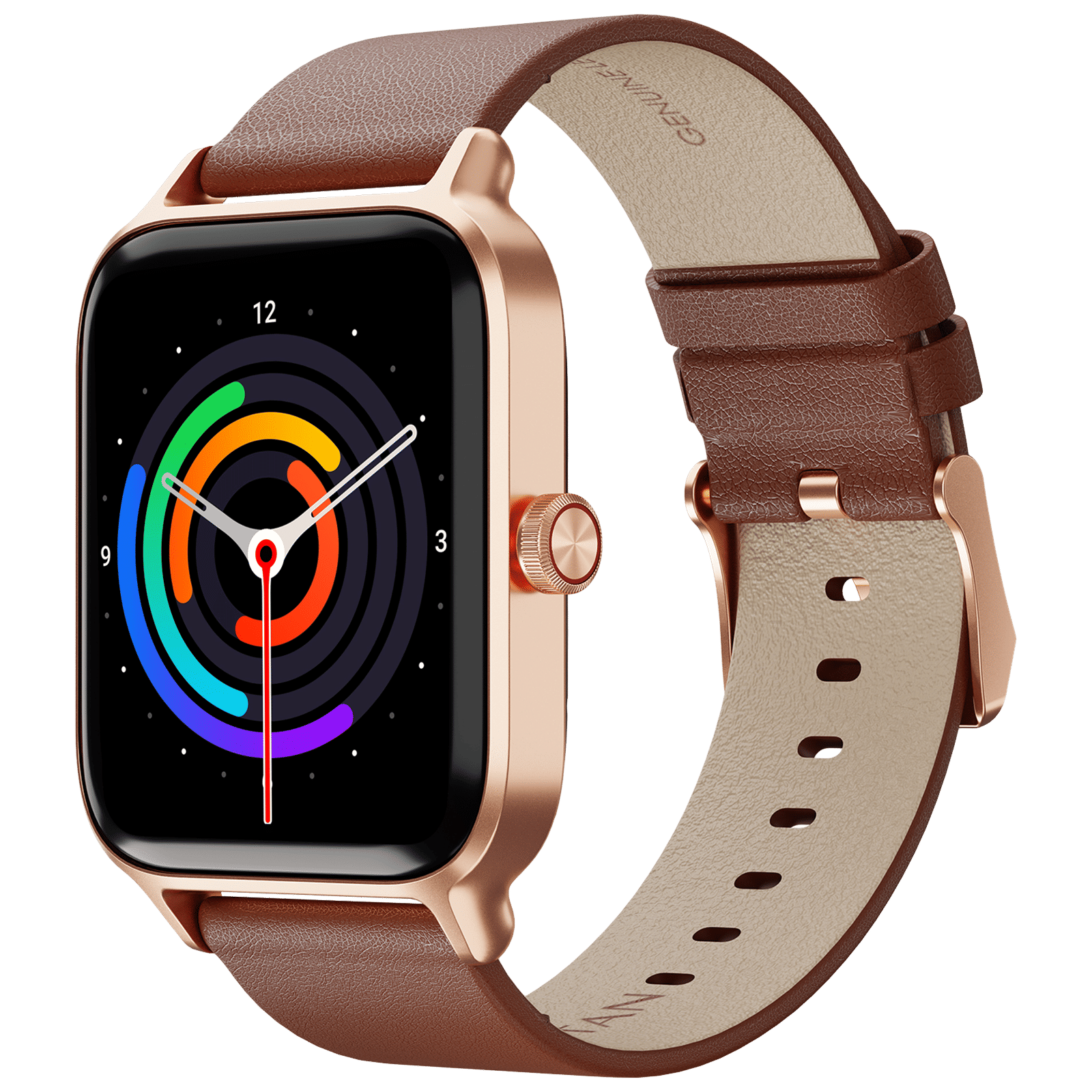 TITAN Traveller Smartwatch with Bluetooth Calling (45.2mm AMOLED Display, IP68 Water Resistant, Brown Strap) TITAN Traveller Smartwatch with Bluetooth Calling (45.2mm AMOLED Display, IP68 Water Resistant, Brown Strap)_3