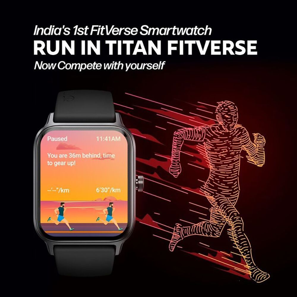 TITAN Traveller Smartwatch with Bluetooth Calling (45.2mm AMOLED Display, IP68 Water Resistant, Brown Strap) TITAN Traveller Smartwatch with Bluetooth Calling (45.2mm AMOLED Display, IP68 Water Resistant, Brown Strap)_5