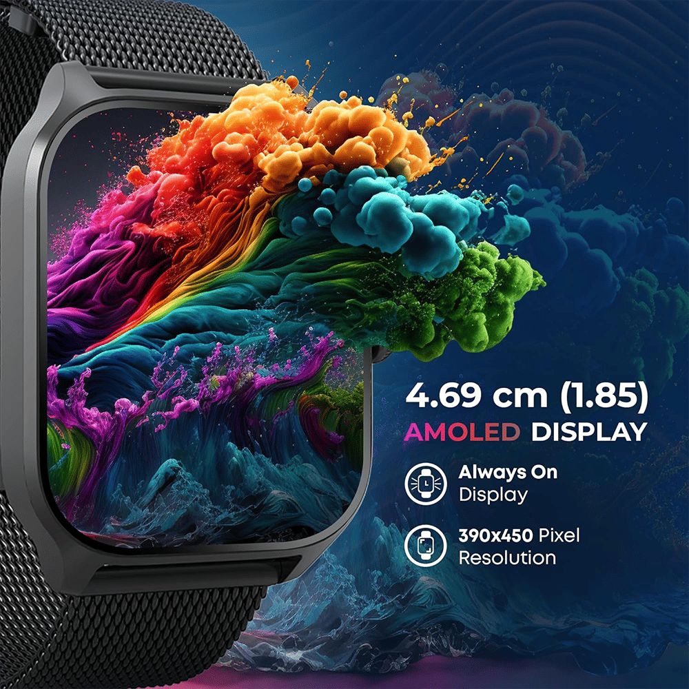 Nothing Watch Pro Smartwatch with Bluetooth Calling (49.7mm AMOLED Display, IP68 Water Resistant, Ash Grey Strap)_7