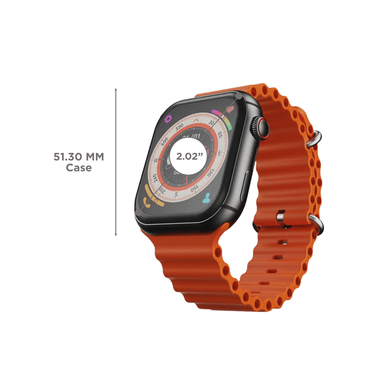 FIRE-BOLTT Dream Wi-Fi+4G SIM Android OS Wristphone (51.3mm HD Display, Cortex-A7MP Processor, In-built GPS, Coral Breeze Strap)_3