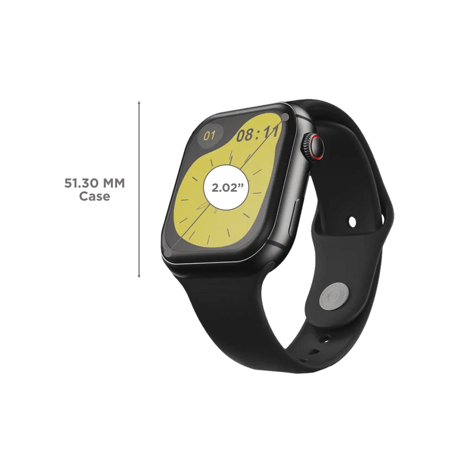 FIRE-BOLTT Dream GPS+Wi-Fi+4G SIM+Bluetooth Android OS Wristphone (51.3mm HD Display, Cortex A7MP CPU, Google Play Store, Shadow Glide Strap)_3