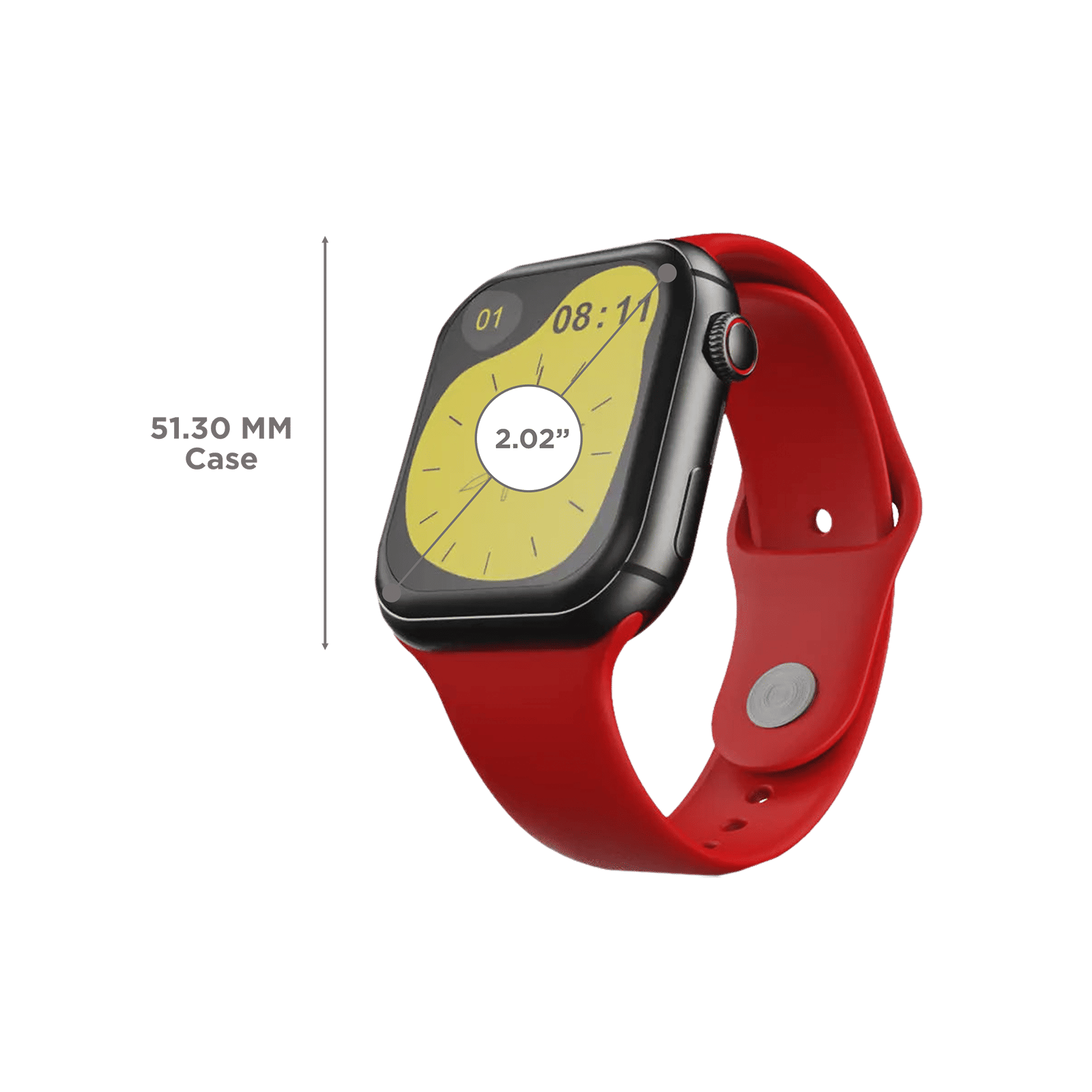 FIRE-BOLTT Dream GPS+Wi-Fi+4G SIM+Bluetooth Android OS Wristphone (51.3mm HD Display, Cortex A7MP CPU, Google Play Store, Cherry Hug Strap)_3