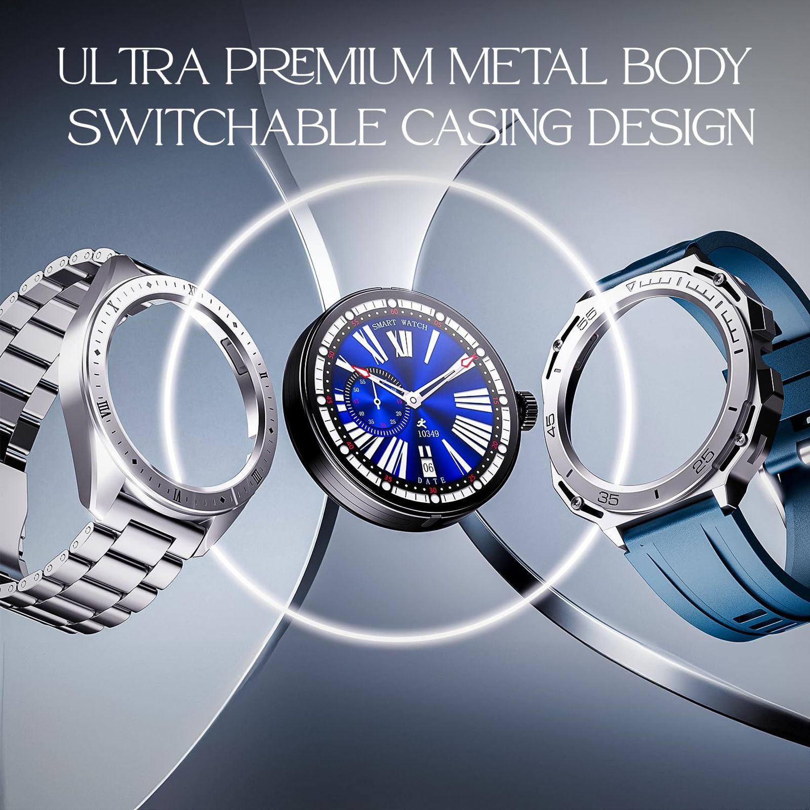 boAt Enigma Switch Smartwatch with Bluetooth Calling (35.3mm HD Display, IP68 Sweat Resistant, Steel Silver Strap)_7