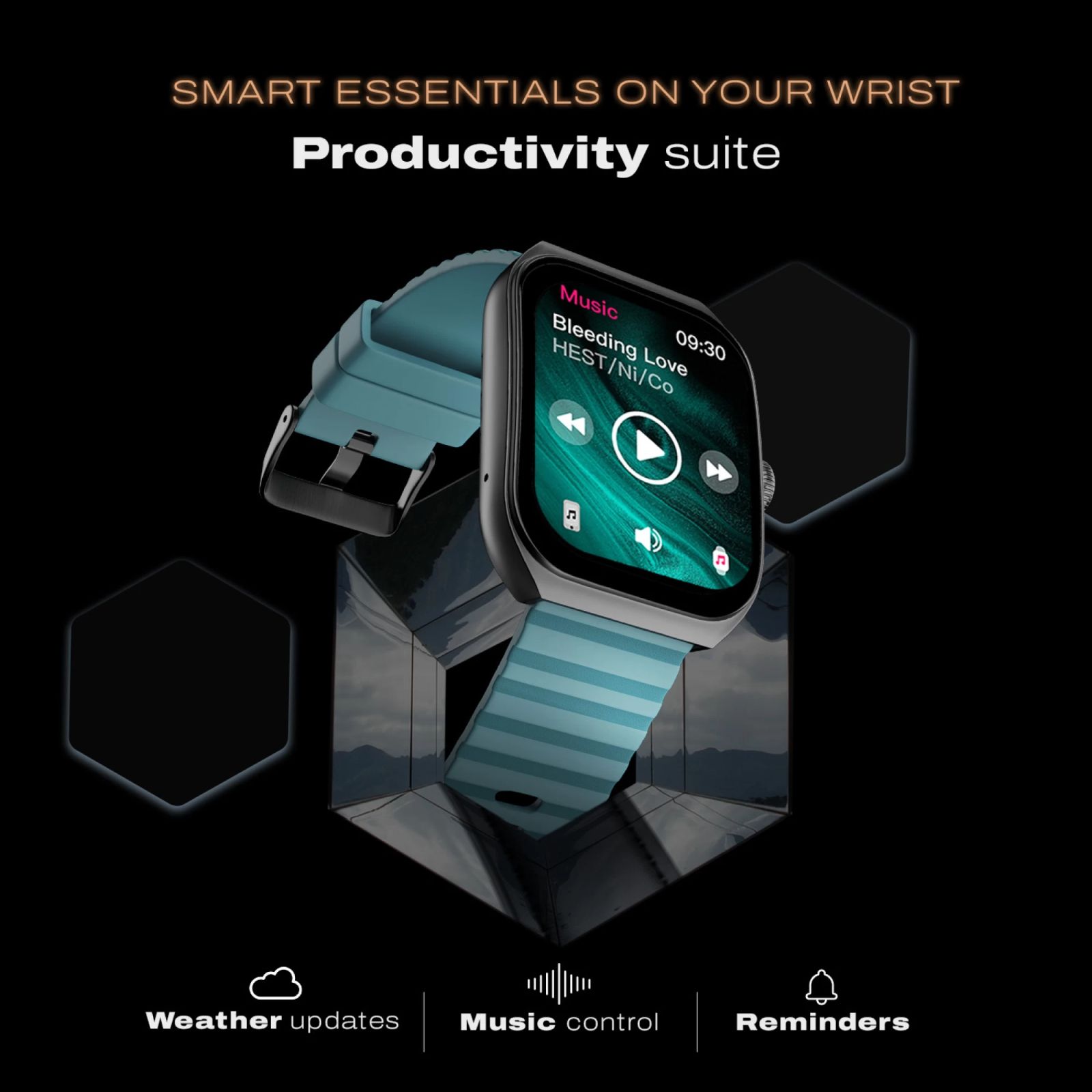 noise ColorFit Hexa Smartwatch with Bluetooth Calling (49.7mm AMOLED Display, IP67 Water Resistant, Jet Black Strap) noise ColorFit Hexa Smartwatch with Bluetooth Calling (49.7mm AMOLED Display, IP67 Water Resistant, Jet Black Strap)_10