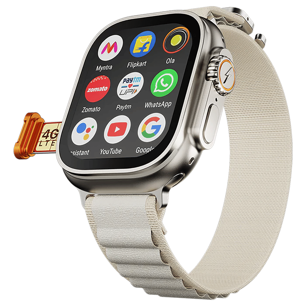 FIRE-BOLTT Oracle GPS+Wi-Fi+4G SIM+Bluetooth Android OS Wristphone (50mm Display, ARM CortexTM A53 MP, Play Store Unlimited Apps, Cloudy Clasp Strap) FIRE-BOLTT Oracle GPS+Wi-Fi+4G SIM+Bluetooth Android OS Wristphone (50mm Display, ARM CortexTM A53 MP, Play Store Unlimited Apps, Cloudy Clasp Strap)_1