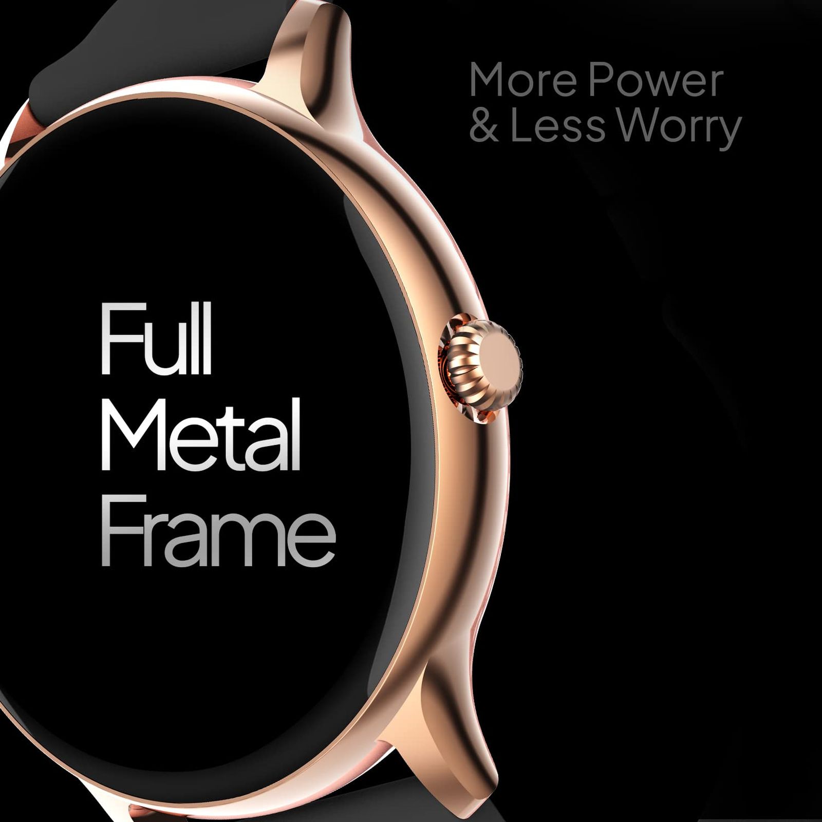 FIRE-BOLTT Phoenix Pro Smartwatch with Bluetooth Calling (35.3mm TFT HD Display, IP67 Water Resistant, Gold Black Strap)_6