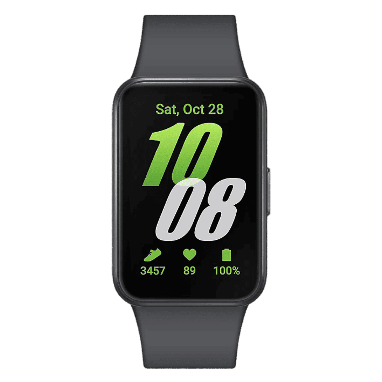 SAMSUNG Galaxy Fit3 Smartwatch with Activity Tracker (40.9mm AMOLED Display, IP68 Water Resistant, Gray Strap)_1