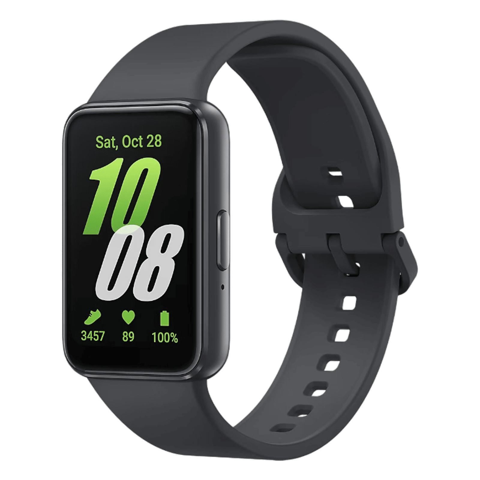 SAMSUNG Galaxy Fit3 Smartwatch with Activity Tracker (40.9mm AMOLED Display, IP68 Water Resistant, Gray Strap)_3