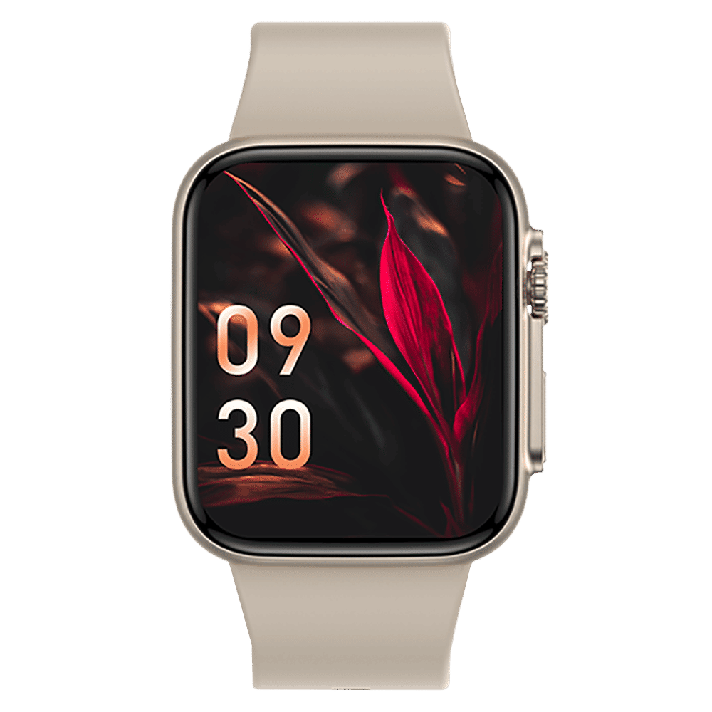 FIRE-BOLTT Gladiator Smartwatch with Bluetooth Calling (49.7mm HD Display, IP67 Water Resistant, Light Gold Strap)_1
