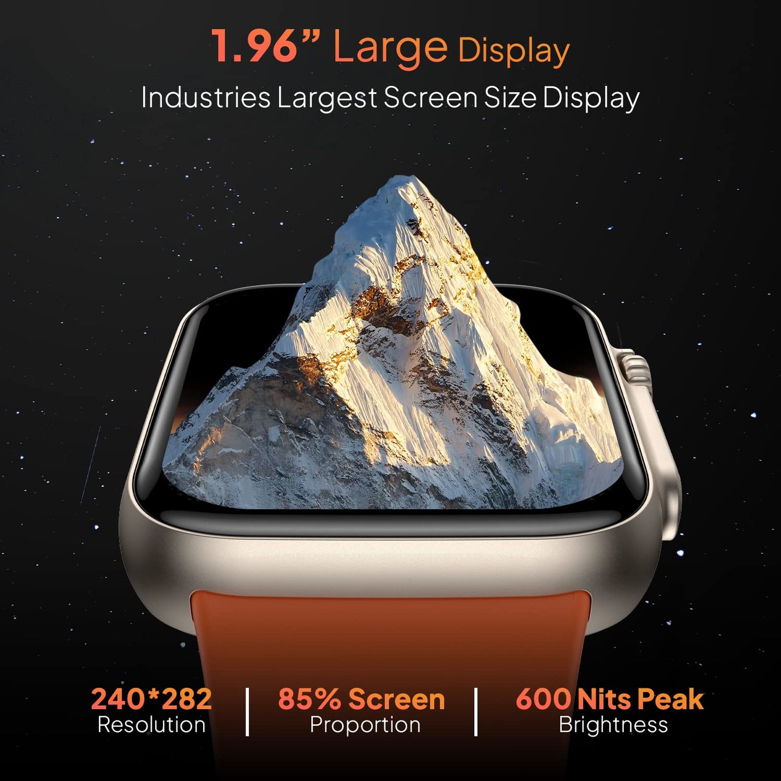 FIRE-BOLTT Gladiator Smartwatch with Bluetooth Calling (49.7mm HD Display, IP67 Water Resistant, Orange Strap) FIRE-BOLTT Gladiator Smartwatch with Bluetooth Calling (49.7mm HD Display, IP67 Water Resistant, Orange Strap)_9