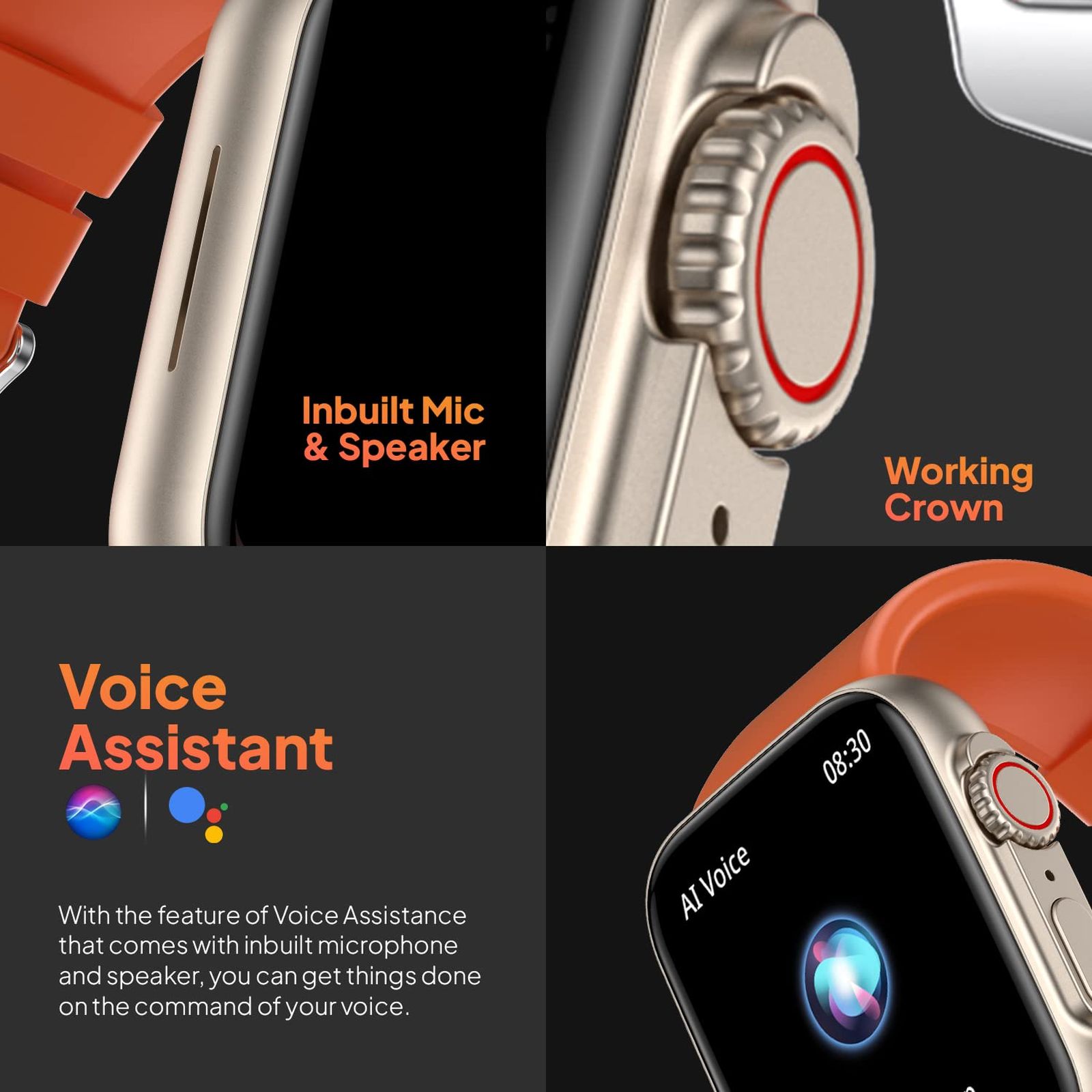 FIRE-BOLTT Gladiator Smartwatch with Bluetooth Calling (49.7mm HD Display, IP67 Water Resistant, Orange Strap) FIRE-BOLTT Gladiator Smartwatch with Bluetooth Calling (49.7mm HD Display, IP67 Water Resistant, Orange Strap)_12