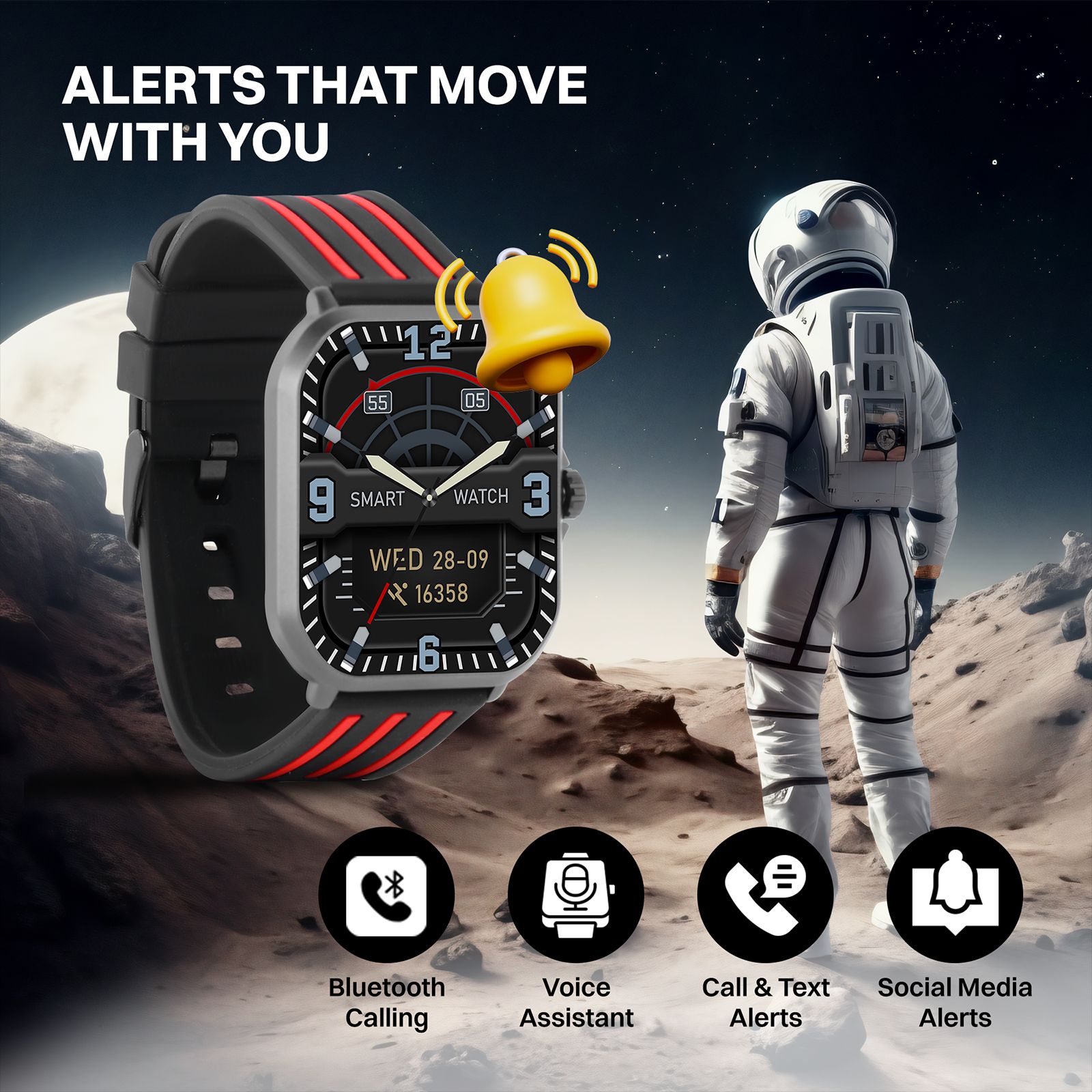 Croma Velocity AW Smartwatch with Bluetooth Calling (49.76mm AMOLED Display, IP68 Water Resistant, Black Strap)_11