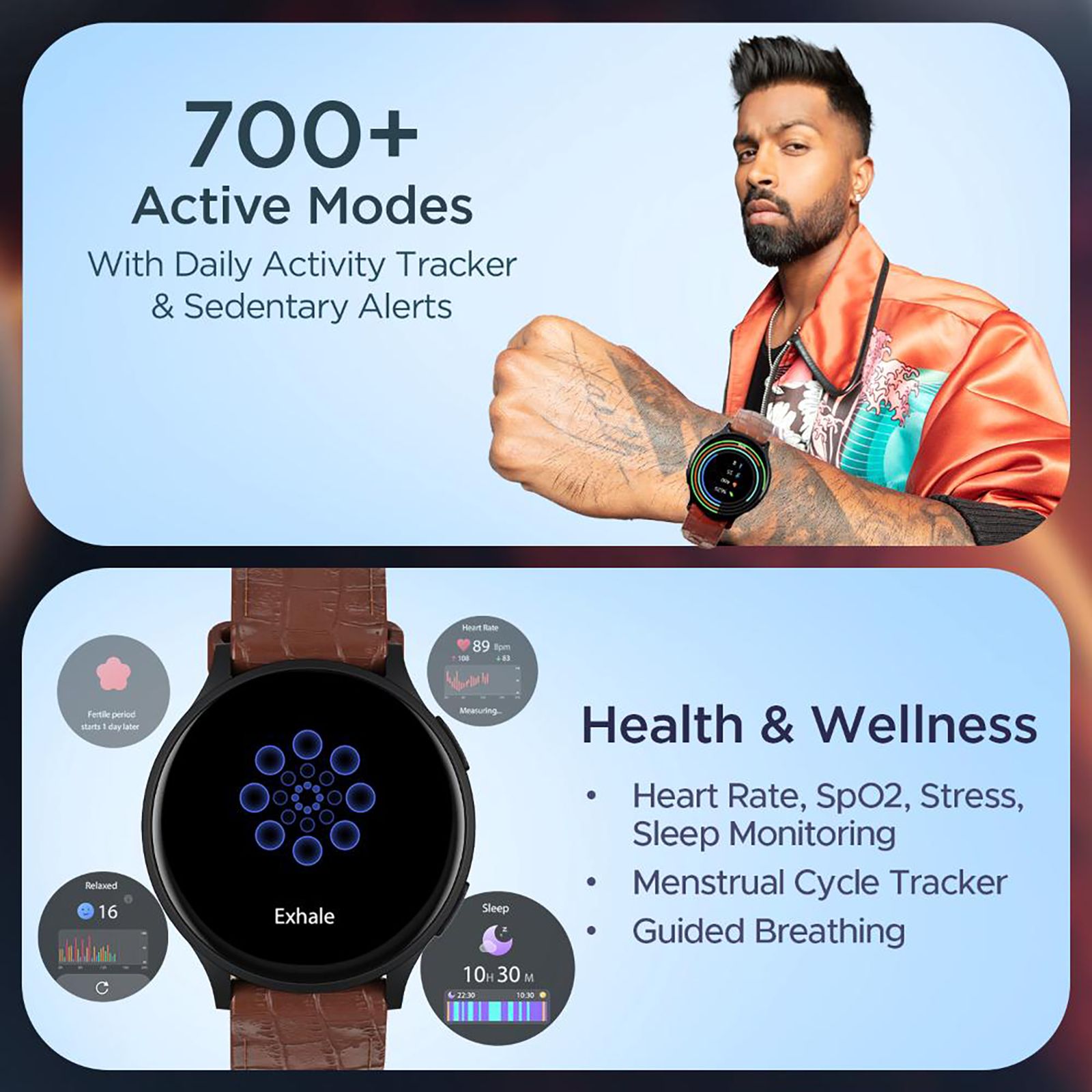 boAt Lunar Prime Smartwatch with Bluetooth Calling (36.8mm AMOLED Display, IP67 Sweat Resistant, Brown Leather Strap)_8