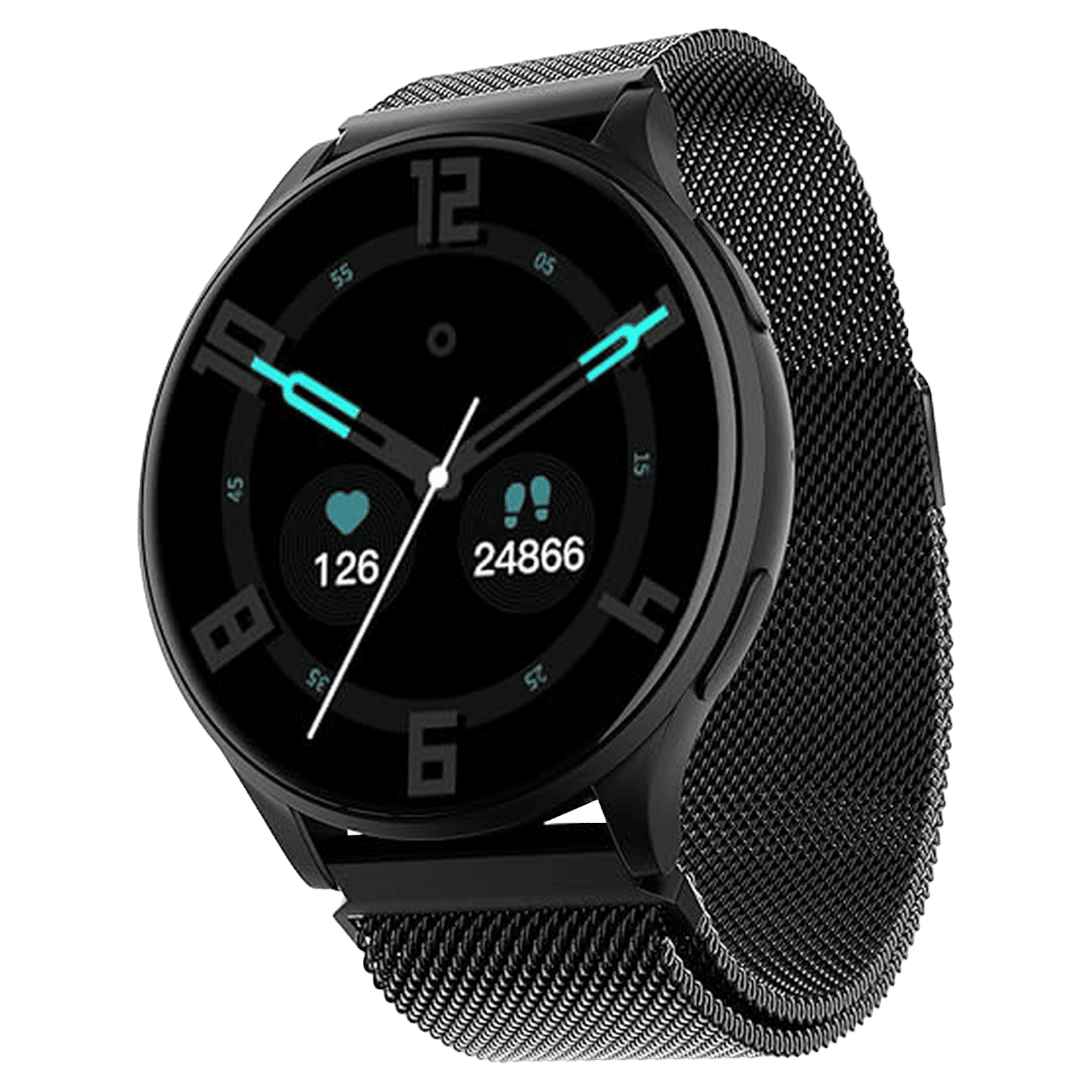 boAt Lunar Prime Smartwatch with Bluetooth Calling (36.8mm AMOLED Display, IP67 Sweat Resistant, Metal Black Strap)_1