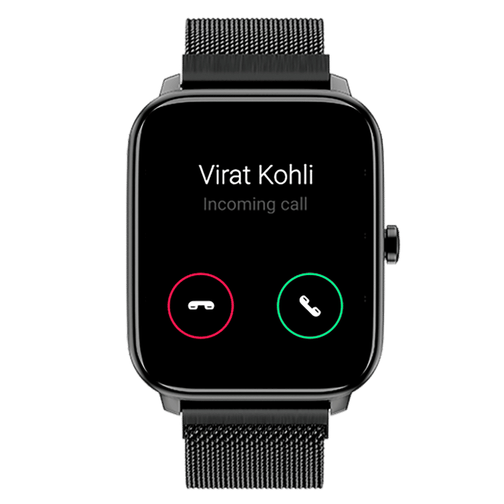 noise ColorFit Pulse 4 Smartwatch with Bluetooth Calling (46.9mm AMOLED Display, IP68 Water Resistant, Black Link Strap)_1