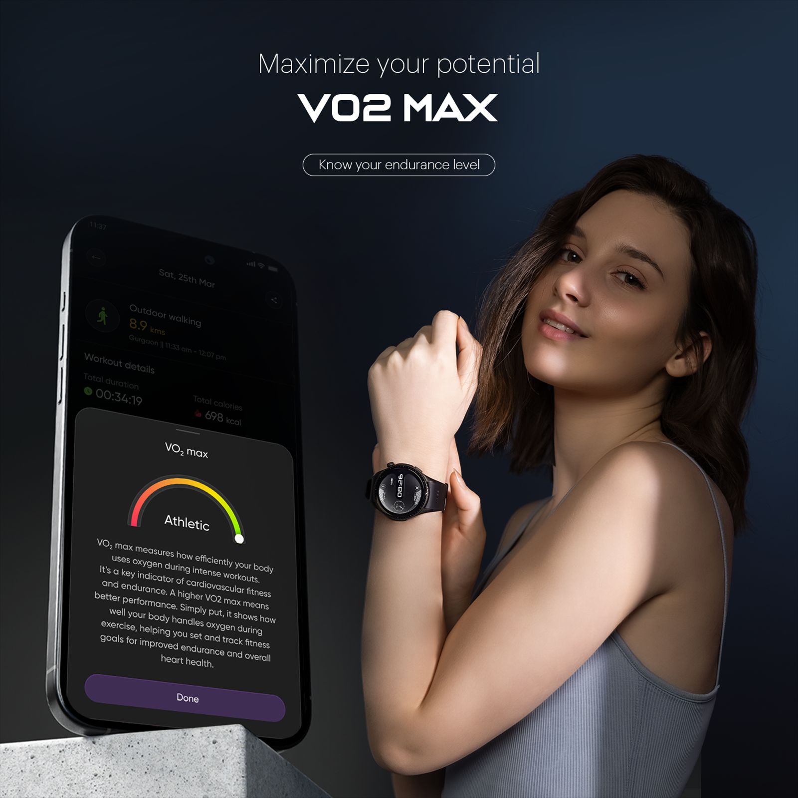 noise NoiseFit Origin Smartwatch with Bluetooth Calling (37.1mm AMOLED Display, 3ATM Water Resistant, Silver Grey Strap) noise NoiseFit Origin Smartwatch with Bluetooth Calling (37.1mm AMOLED Display, 3ATM Water Resistant, Silver Grey Strap)_12