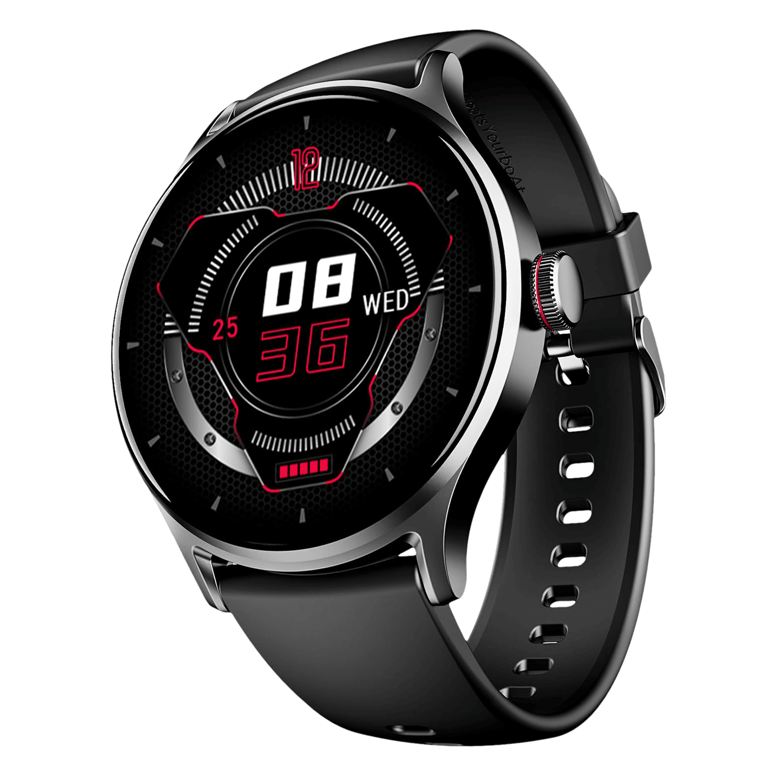 boAt Lunar Vista Smartwatch with Bluetooth Calling (38.6mm HD Display, IP68 Sweat Resistant, Active Black Strap)_1