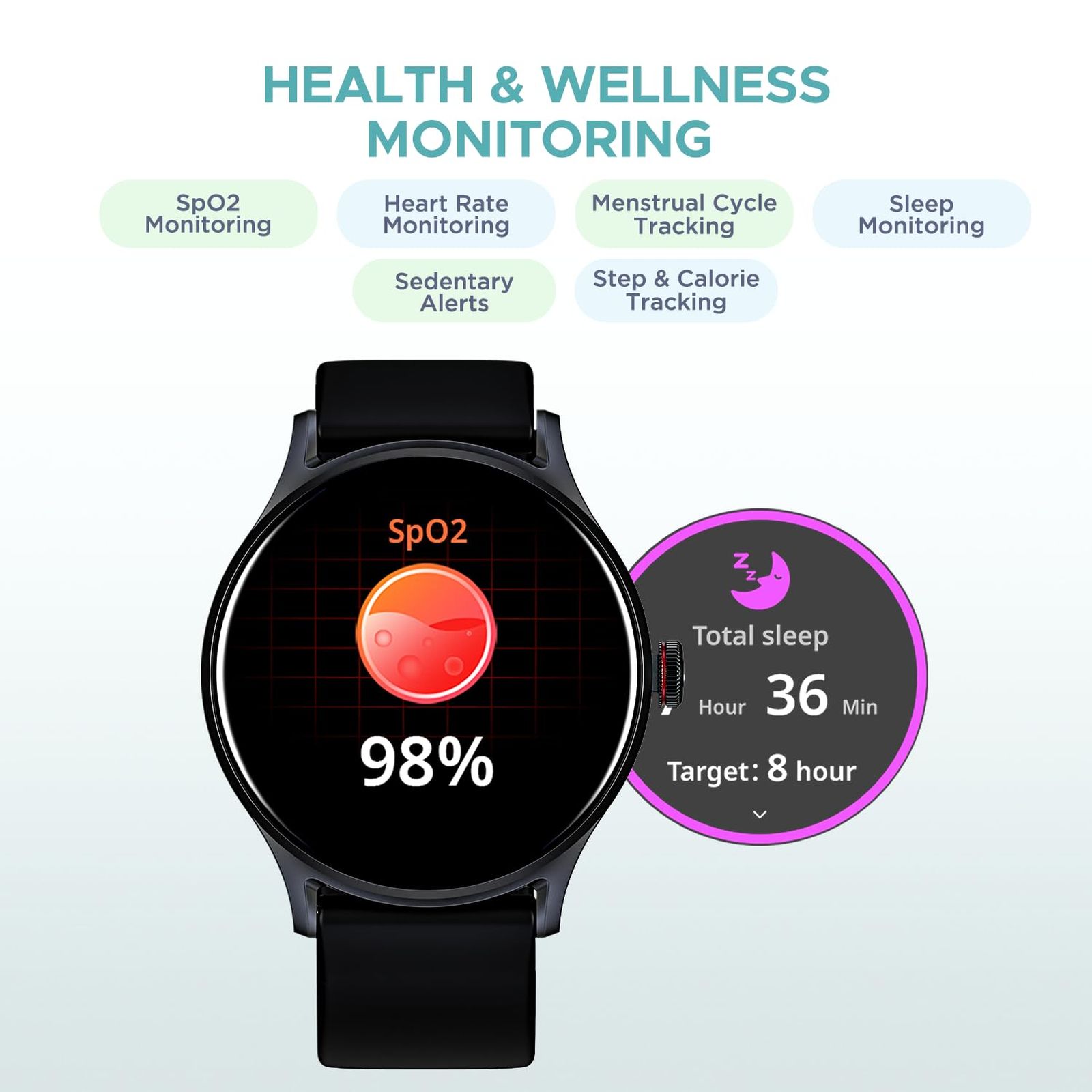 boAt Lunar Vista Smartwatch with Bluetooth Calling (38.6mm HD Display, IP68 Sweat Resistant, Active Black Strap)_4