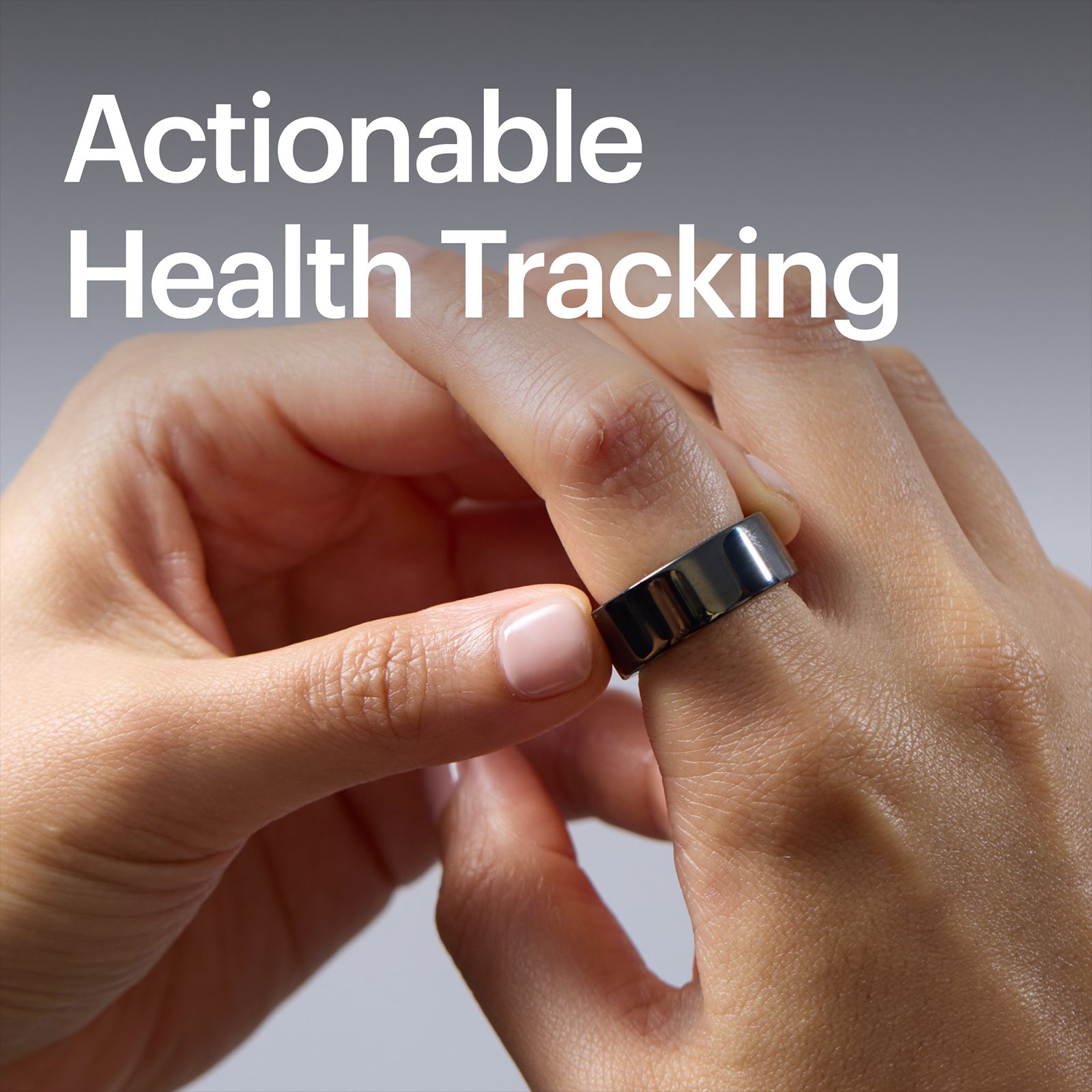 Ultrahuman Ring Air Smart Ring with Activity Tracker (Buy Sizing Kit First, Size 8, Upto 100 Meter Water Resistant, Aster Black)_9