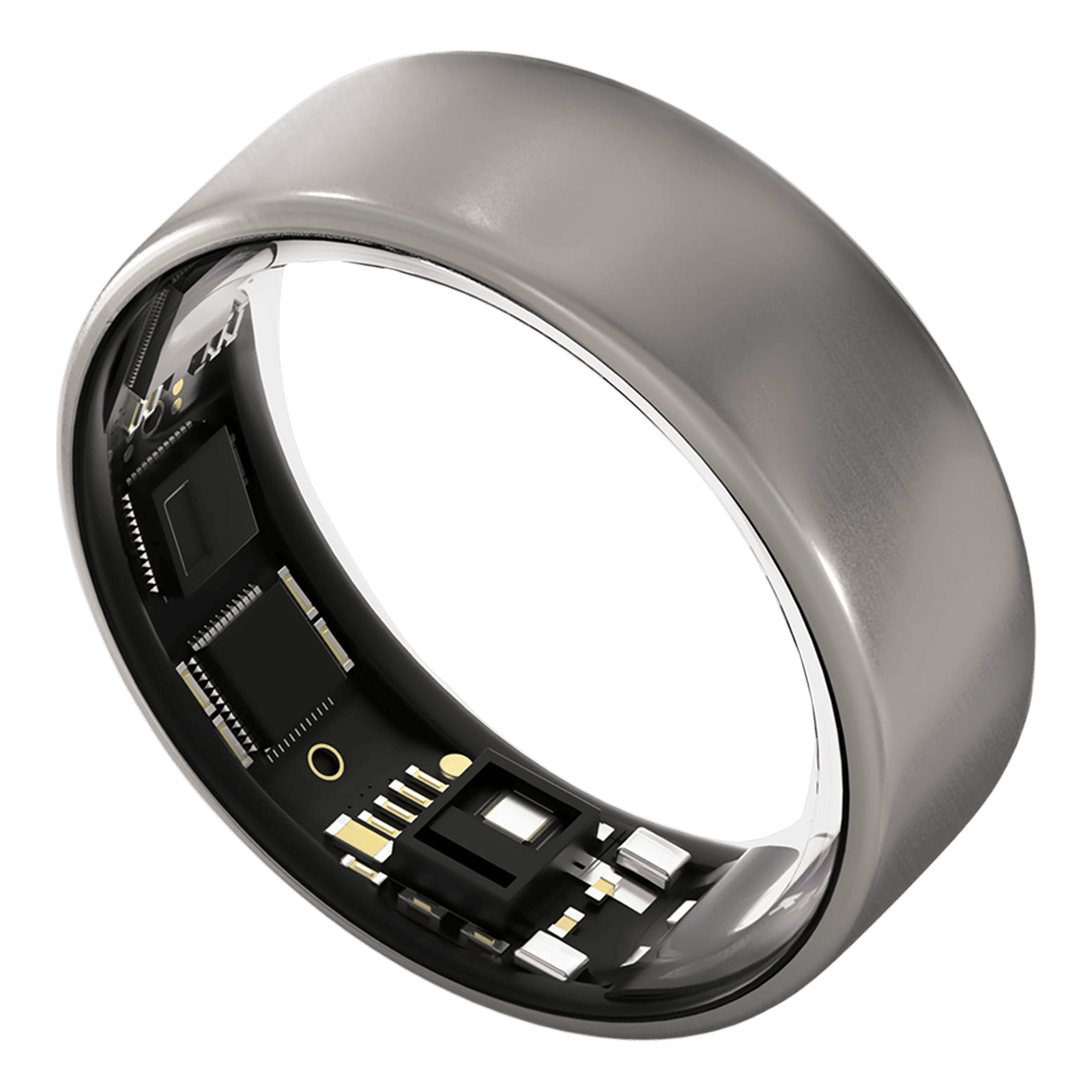Ultrahuman Ring Air Smart Ring with Activity Tracker (Buy Sizing Kit First, Size 6, 6-Axis Motion Sensors, Raw Titanium)_4