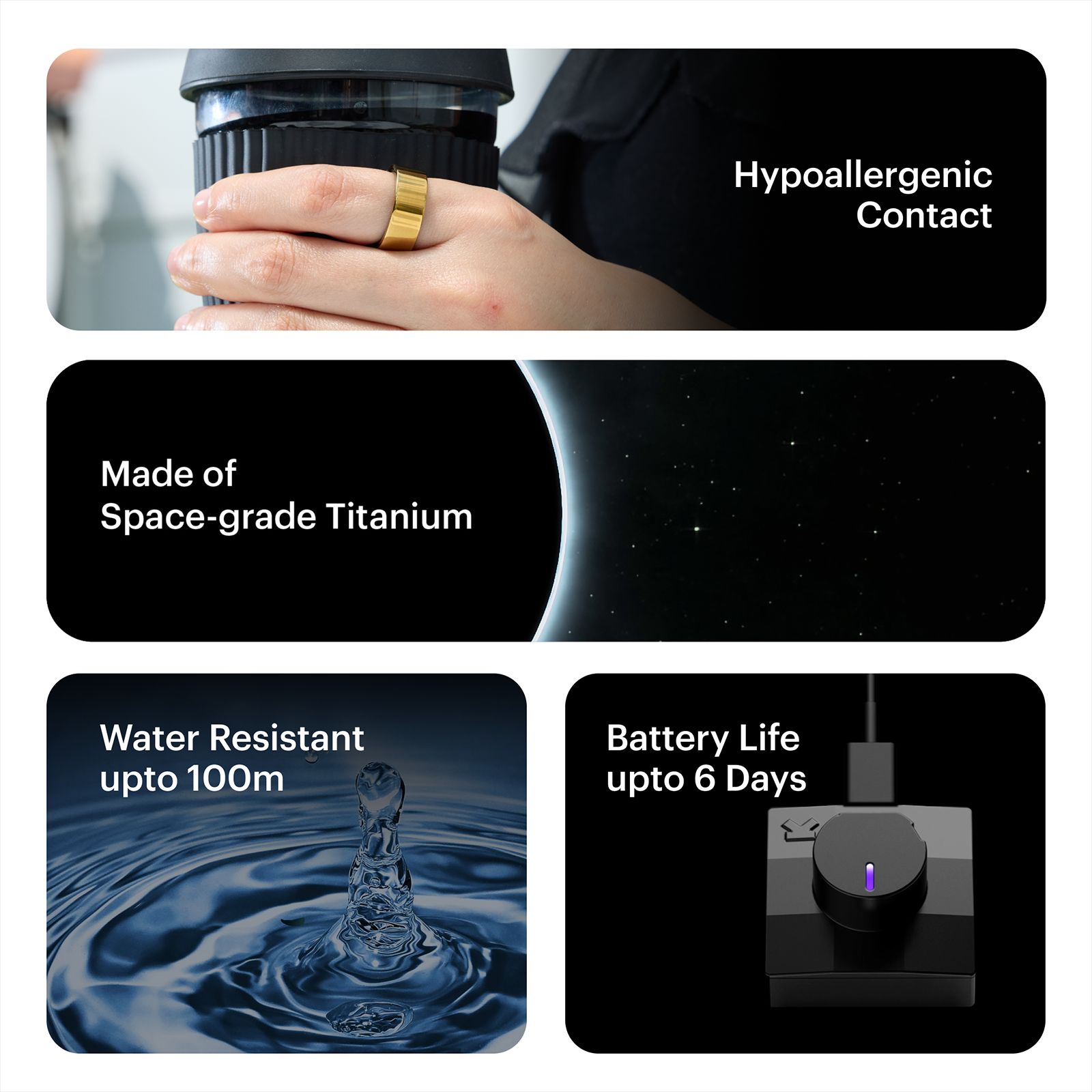 Ultrahuman Ring Air Smart Ring with Activity Tracker (Buy Sizing Kit First, Size 12, Upto 100 Meter Water Resistant, Bionic Gold) Ultrahuman Ring Air Smart Ring with Activity Tracker (Buy Sizing Kit First, Size 12, Upto 100 Meter Water Resistant, Bionic Gold)_7