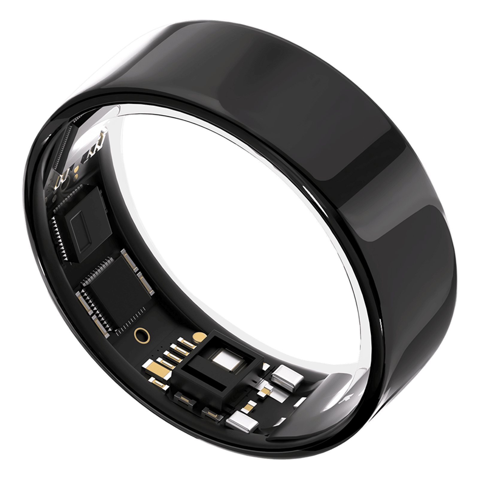 Ultrahuman Ring Air Smart Ring with Activity Tracker (Buy Sizing Kit First, Size 14, 6-Axis Motion Sensors, Aster Black)_4