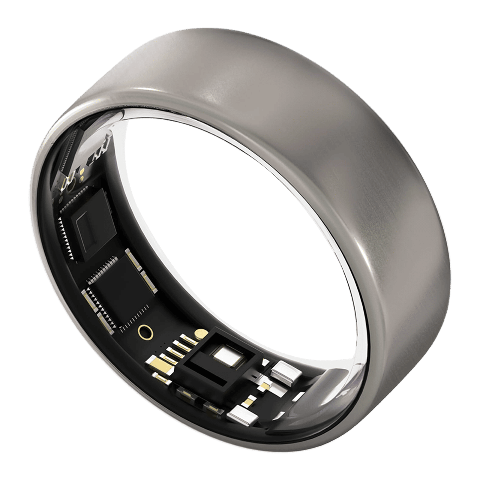 Ultrahuman Ring Air Smart Ring with Activity Tracker (Buy Sizing Kit First, Size 7, Upto 100 Meter Water Resistant, Raw Titanium)_6